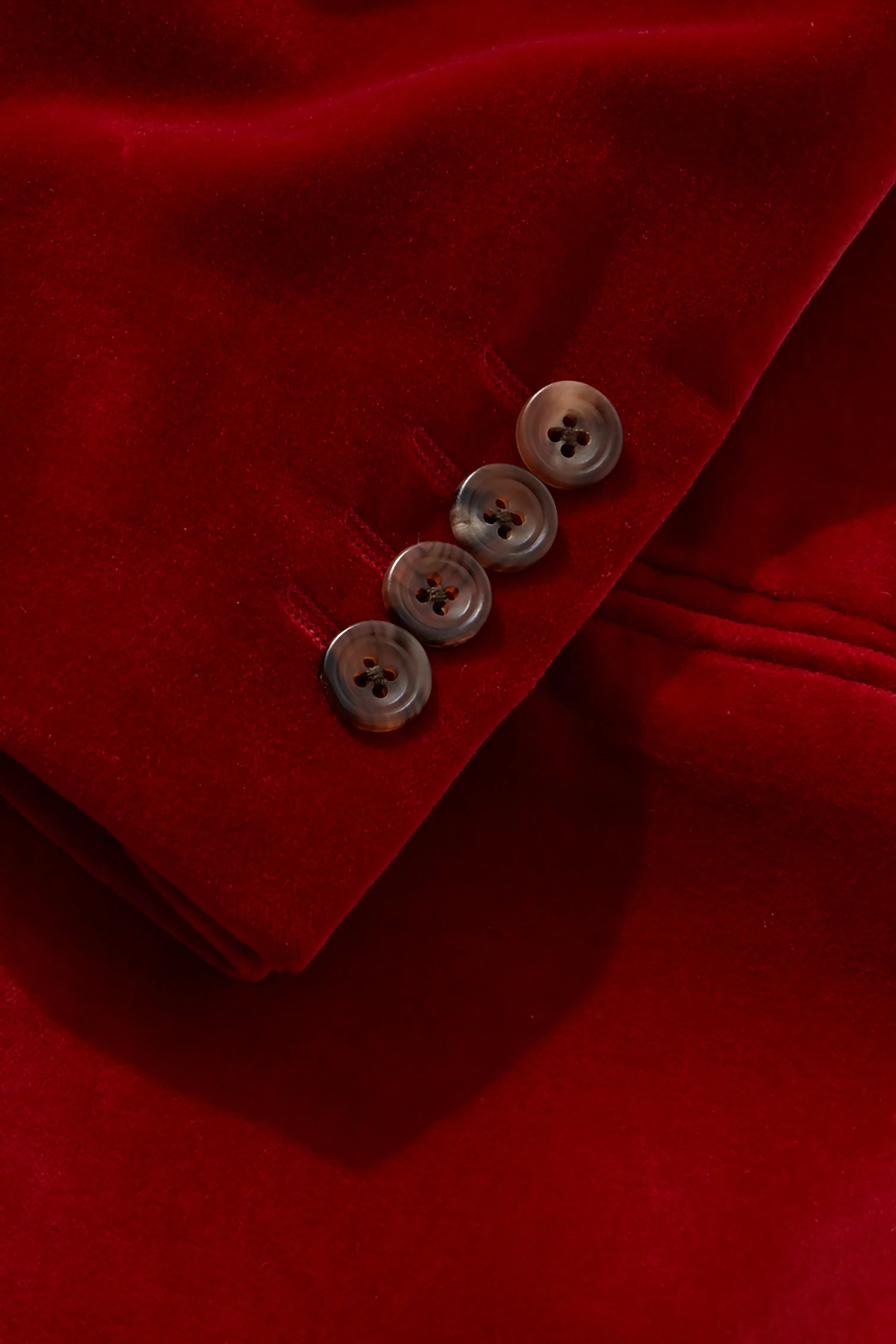 Evening Jacket – Orange Velvet