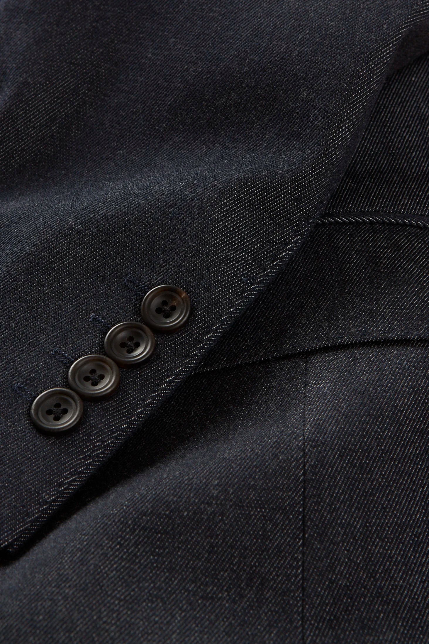Hepworth Jacket – Indigo Cotton & Wool Denim