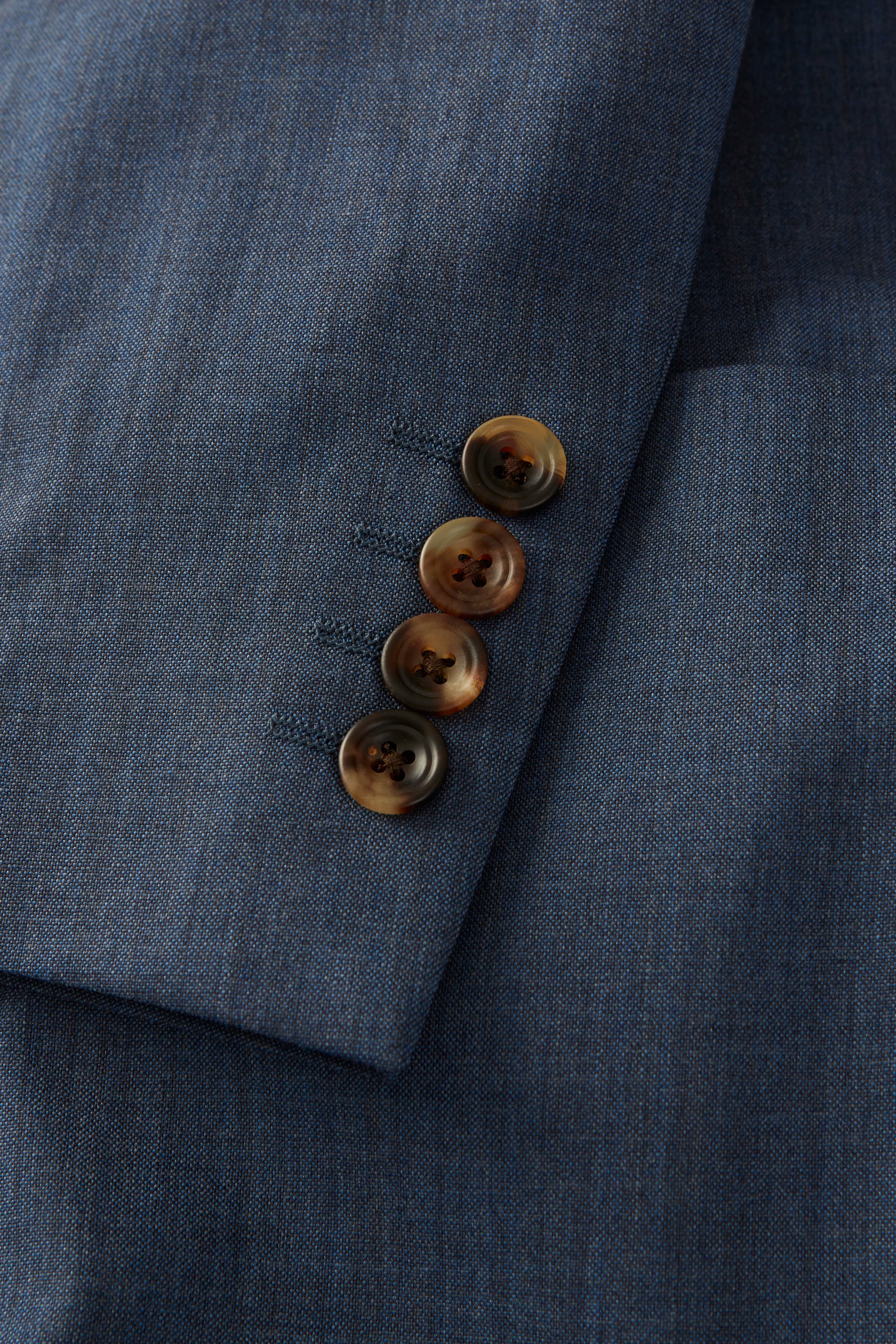 Chapman Blazer – Airforce Blue Plainweave