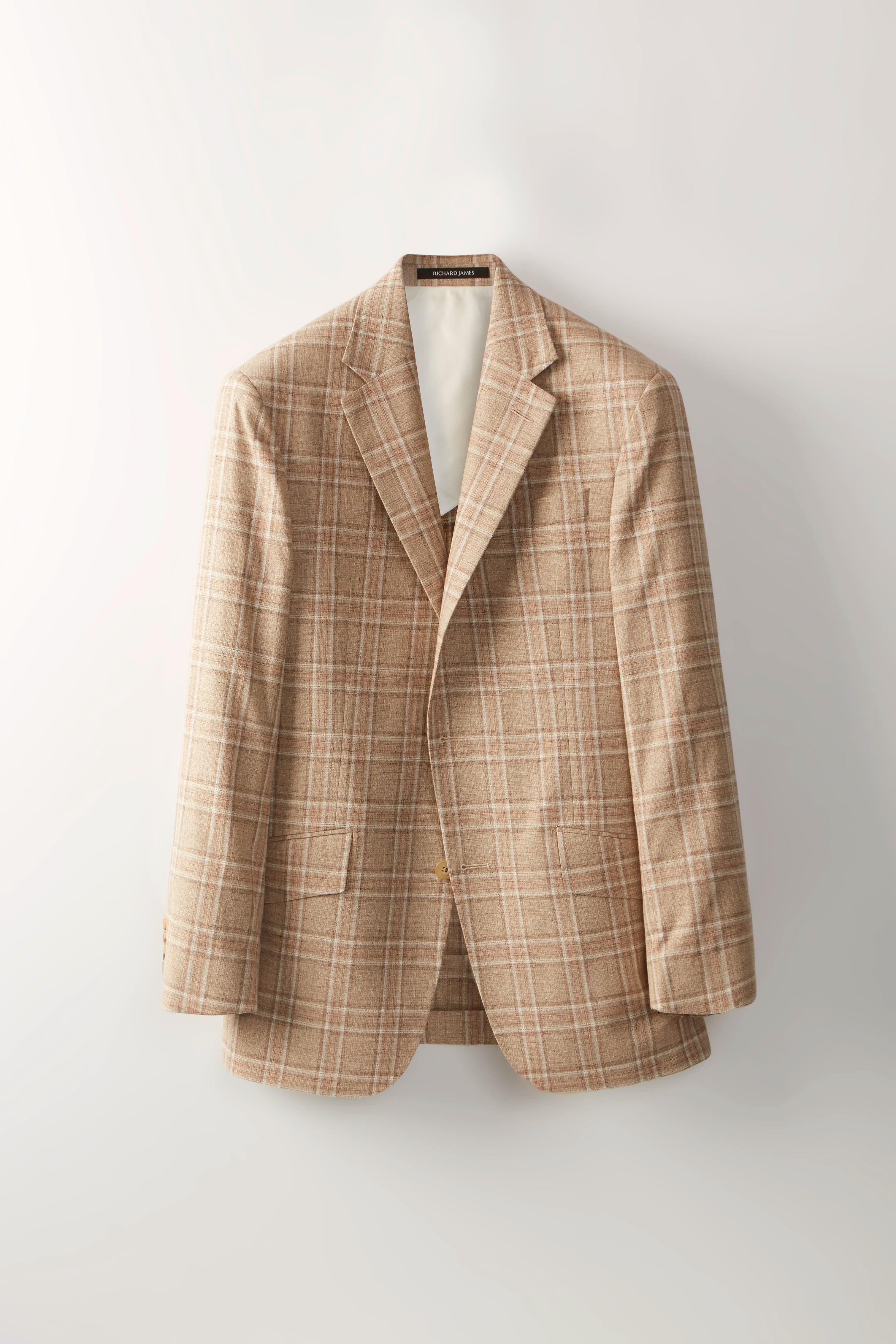 Chapman Blazer – Tan Summer Check
