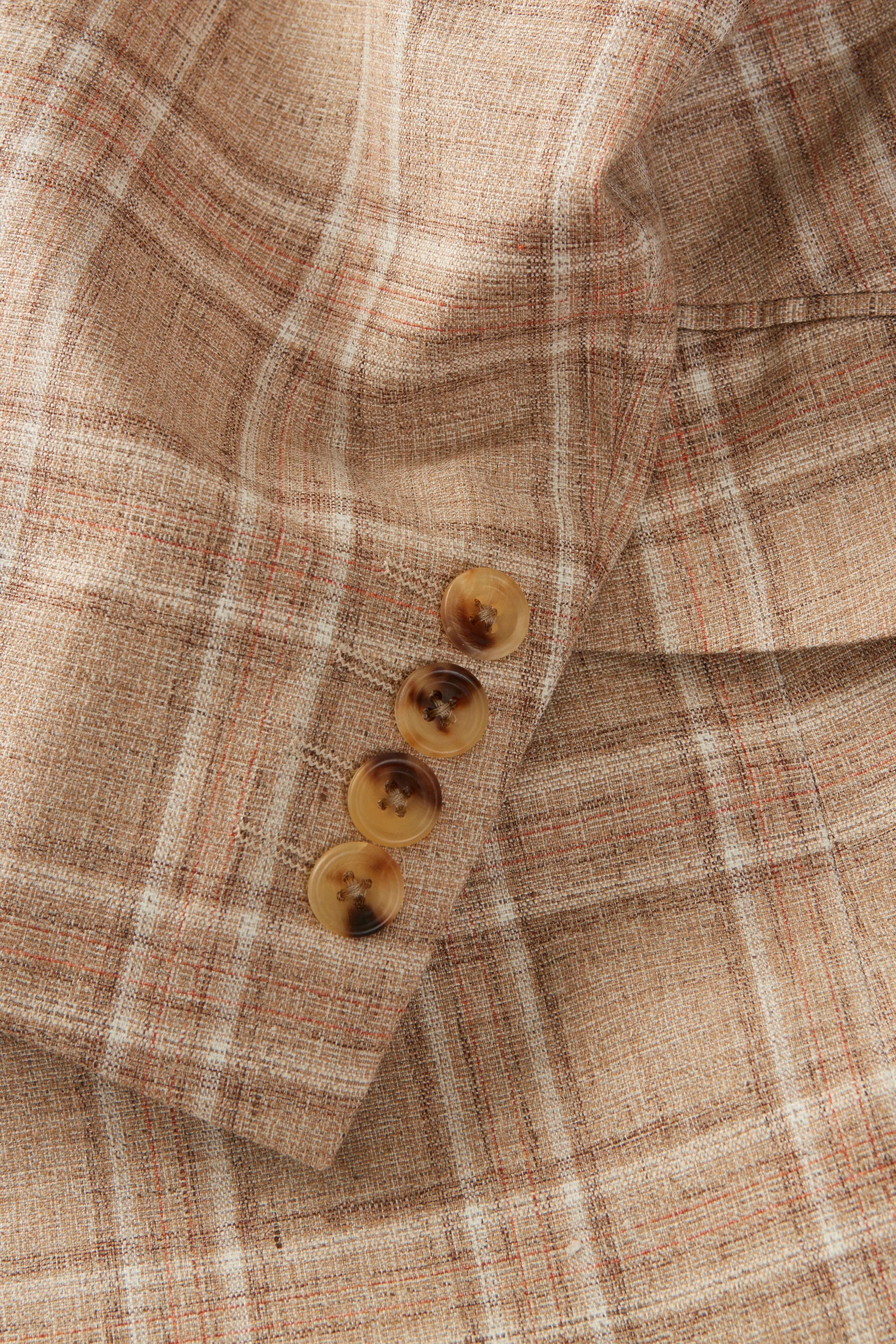 Chapman Blazer – Tan Summer Check