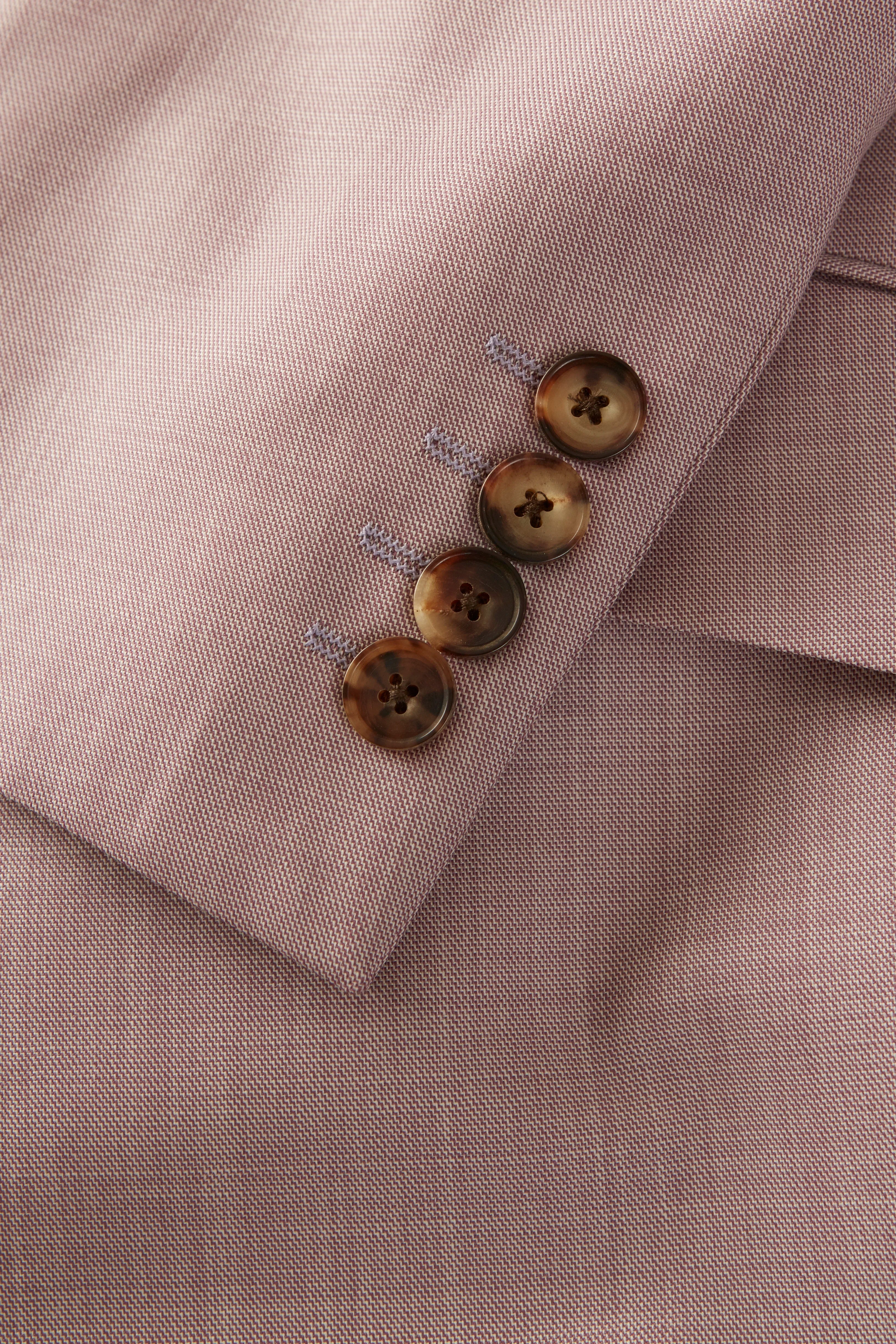 Chapman Jacket – Dusty Pink Wool Sharkskin