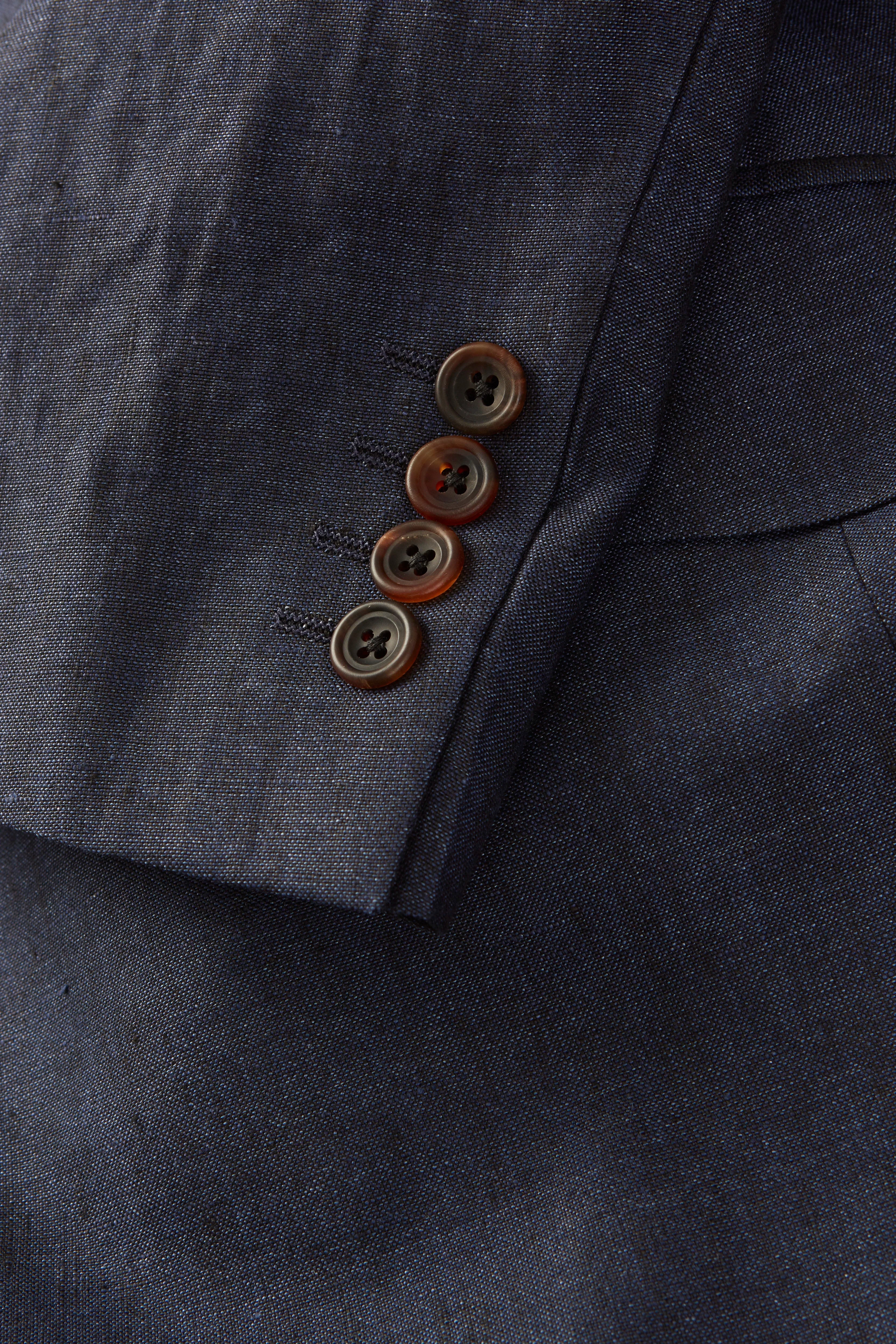 Chapman Jacket – Indigo Linen