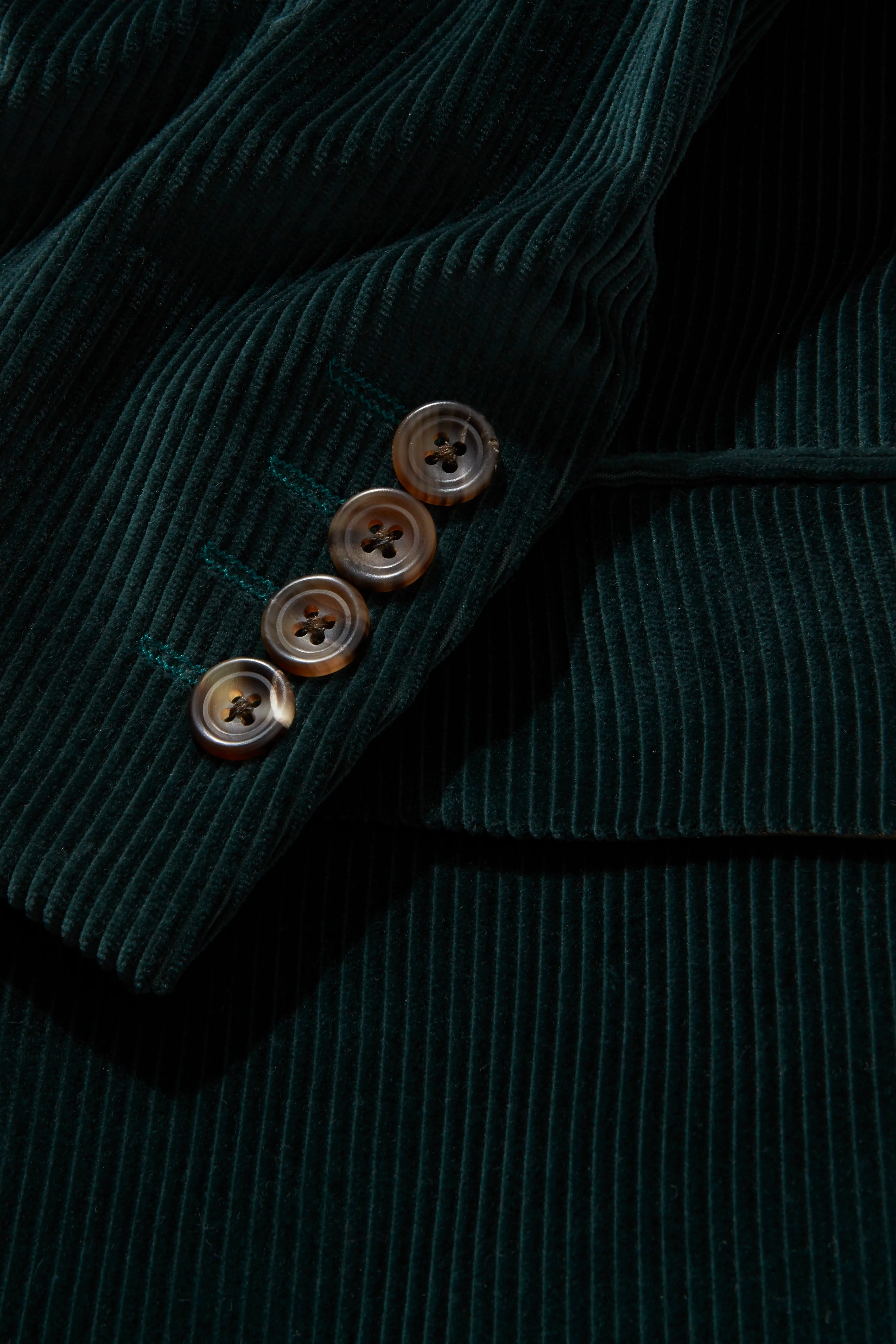Chapman Jacket – Petrol Cotton Corduroy