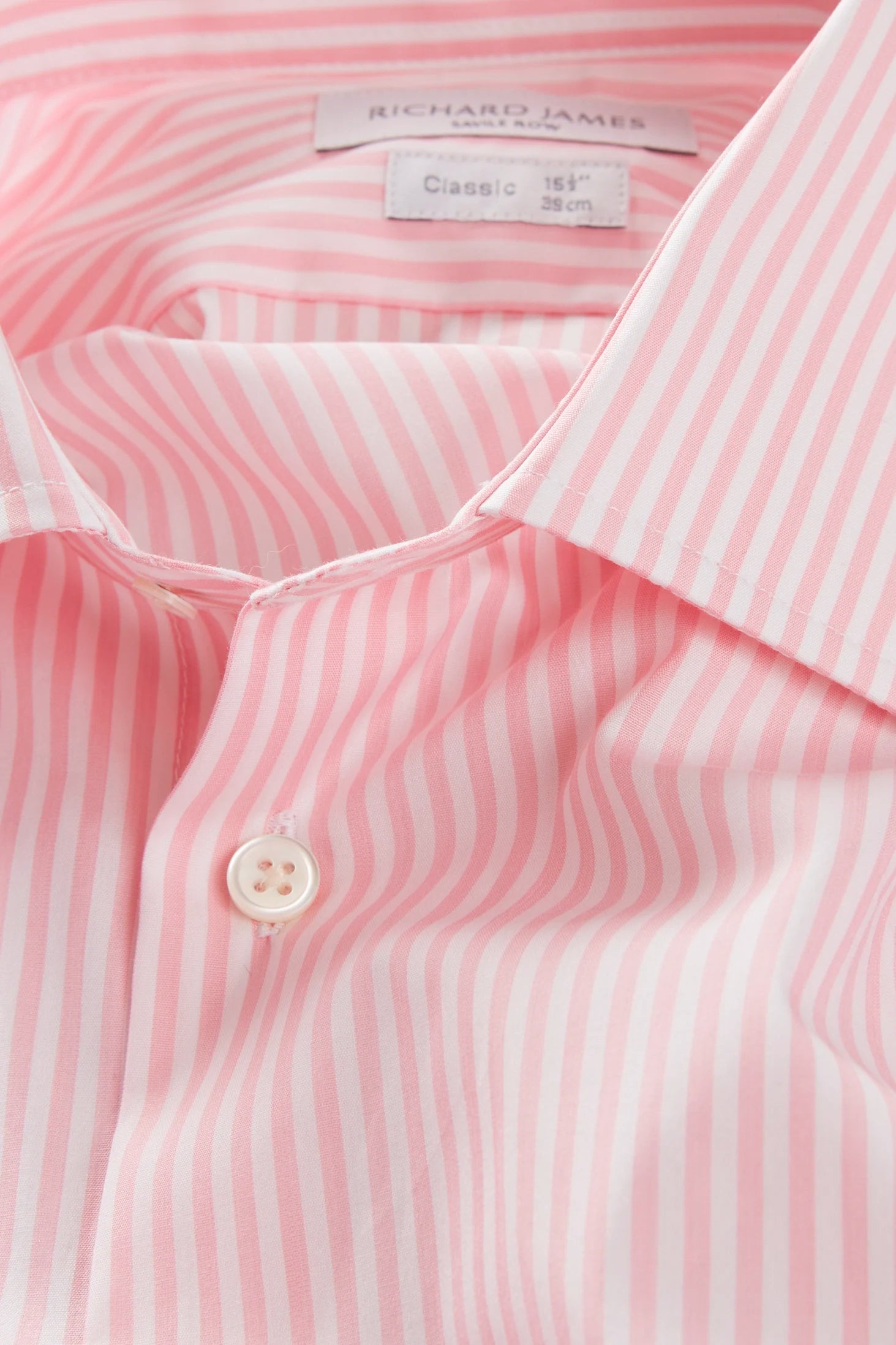 Classic Shirt – Pink Bengal Stripe Cotton