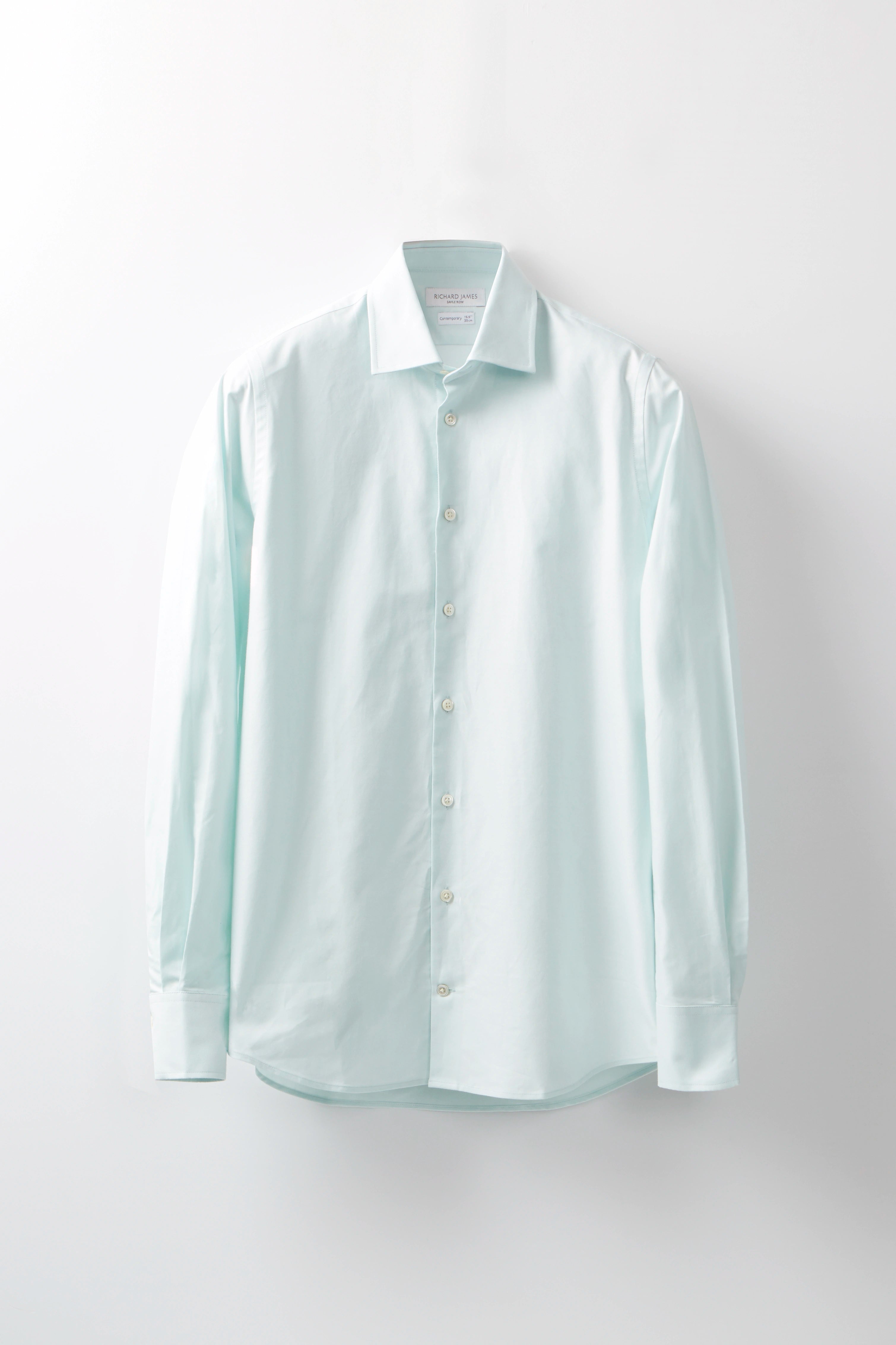 Contemporary Shirt – Mint Oxford Cotton