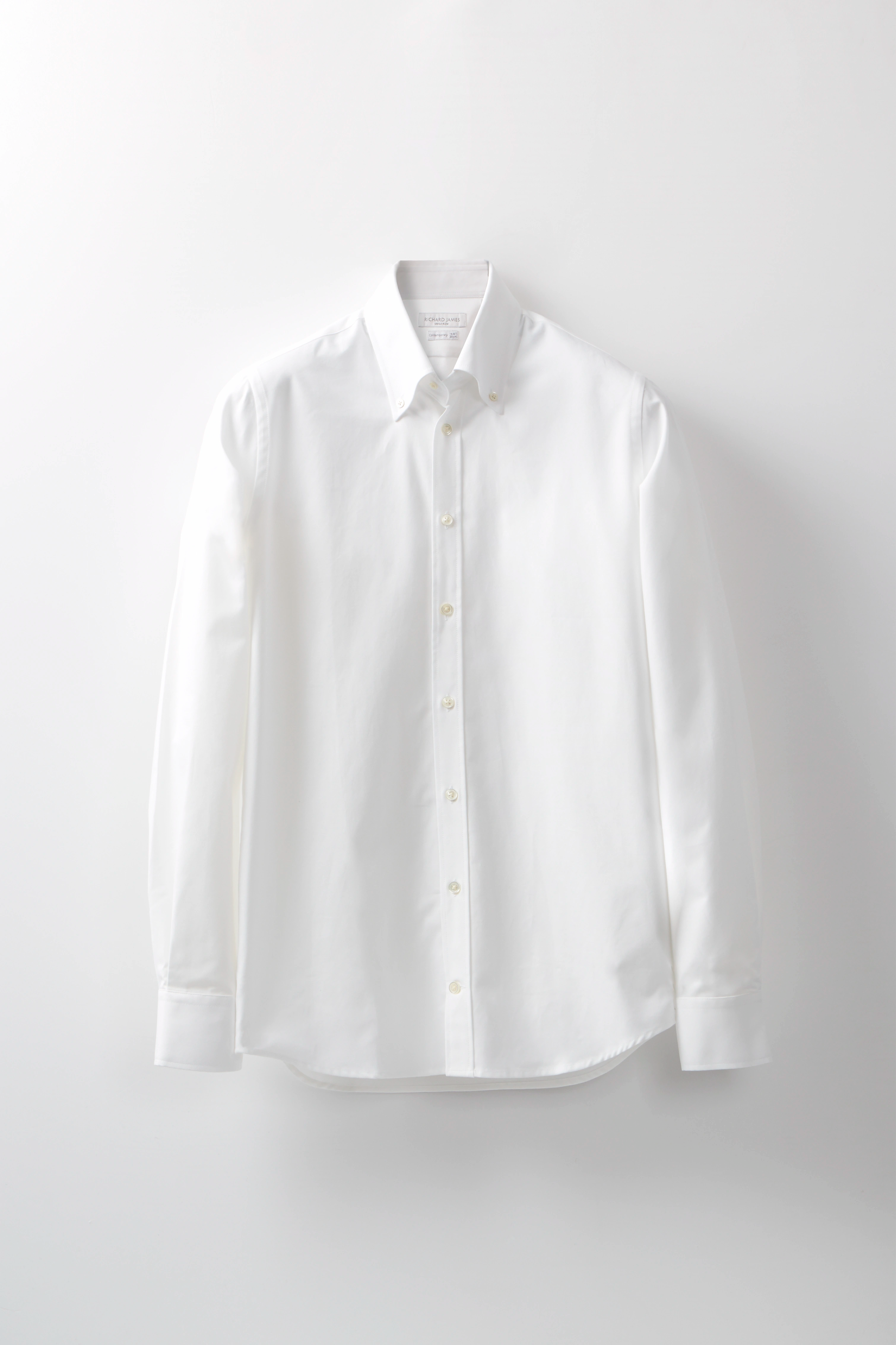 Button-Down Shirt – White Cotton Oxford