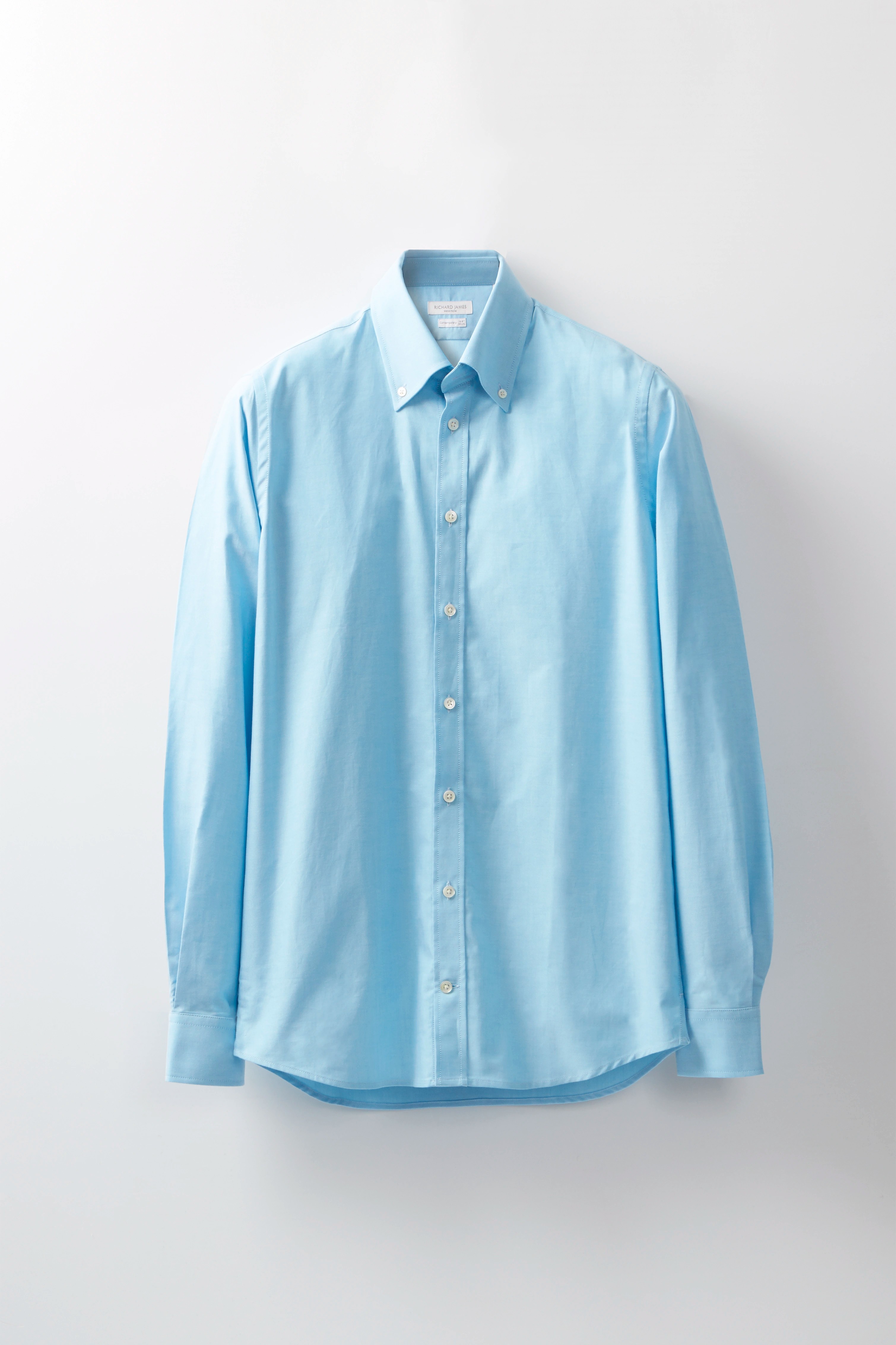 Button-Down Shirt – Aqua Cotton Oxford