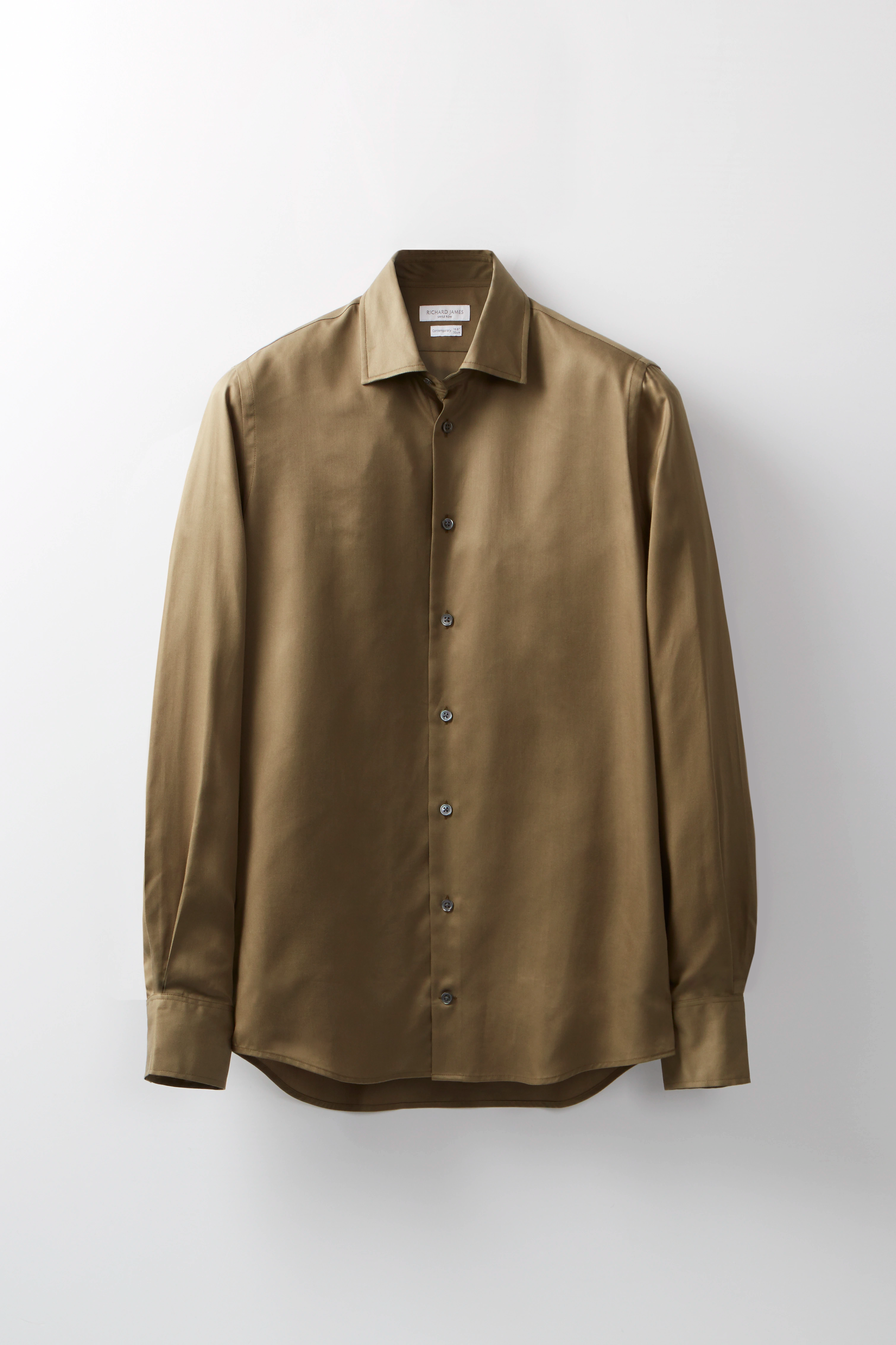 Contemporary Shirt – Olive Lenzing Twill