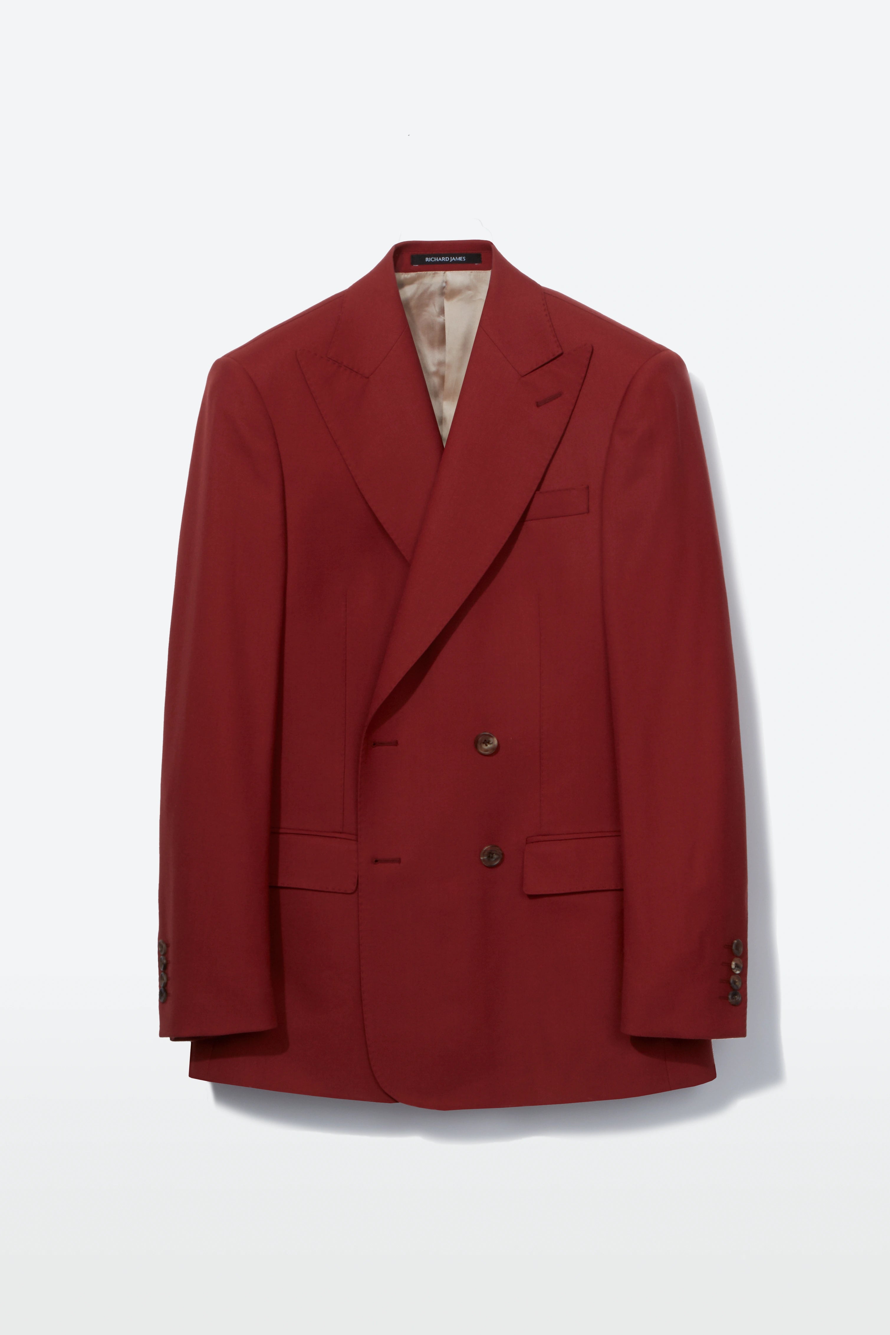 Hepworth Suit – Rust 130s Fine Wool Twill