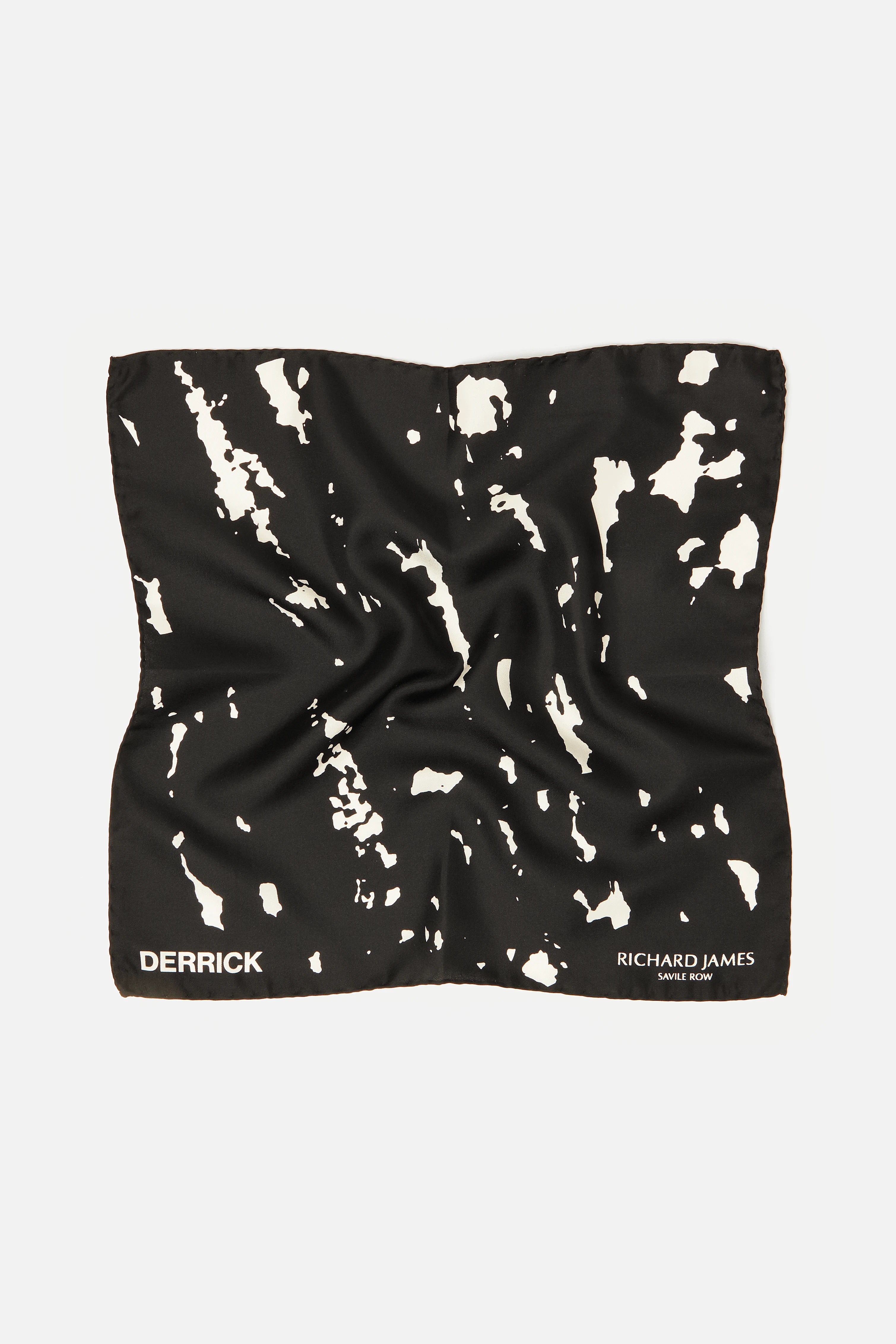 Pocket Square – Abstract Camouflage Silk Print