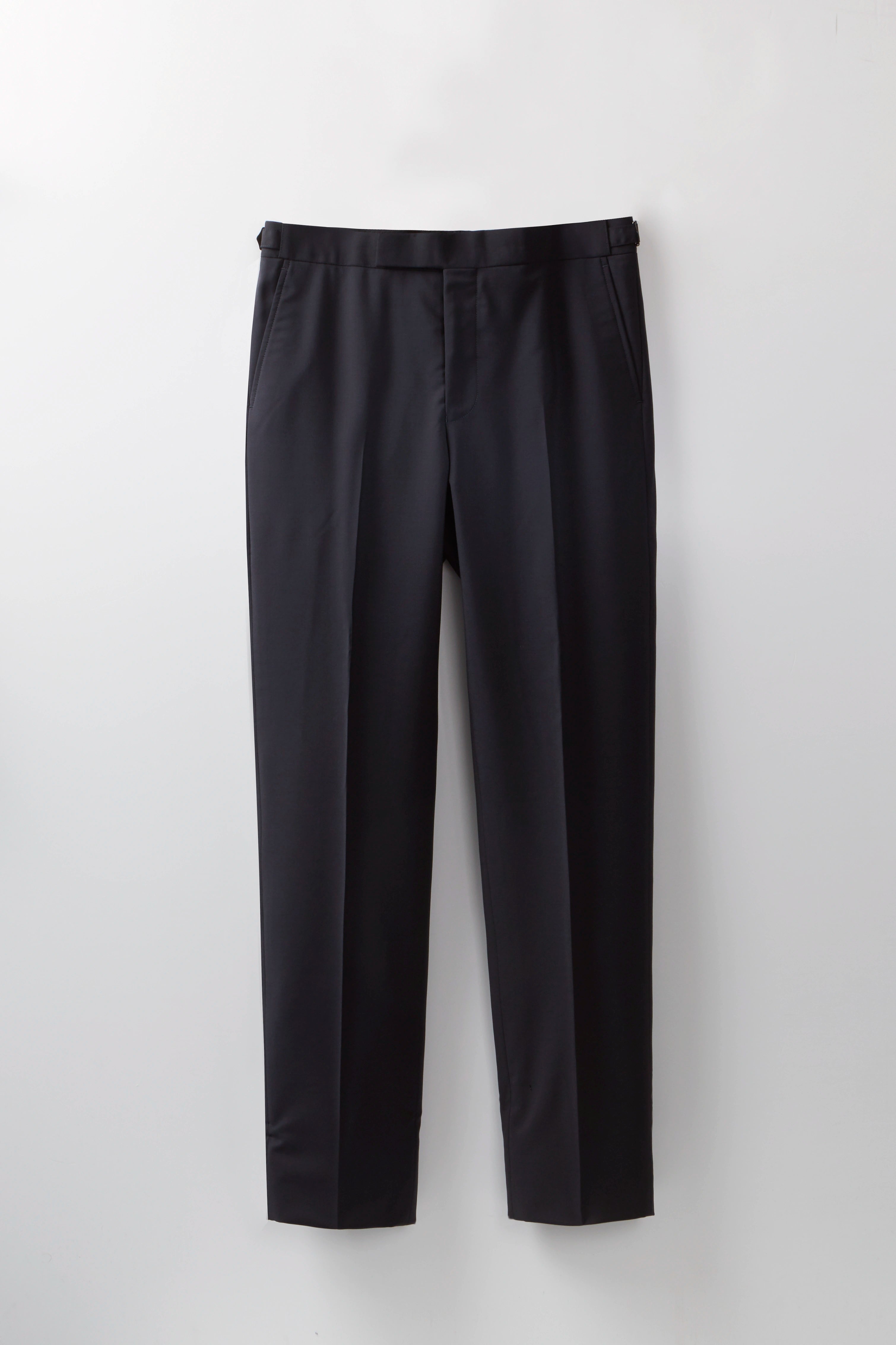 Chapman Trousers – Dark Navy Wool & Mohair