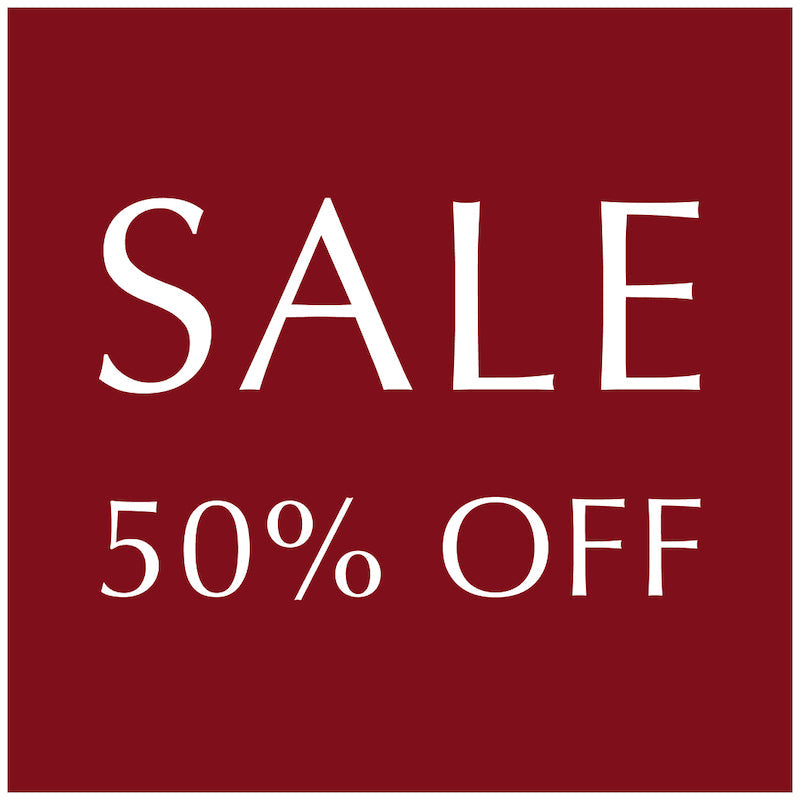 Now 50% Off All Sale Items!