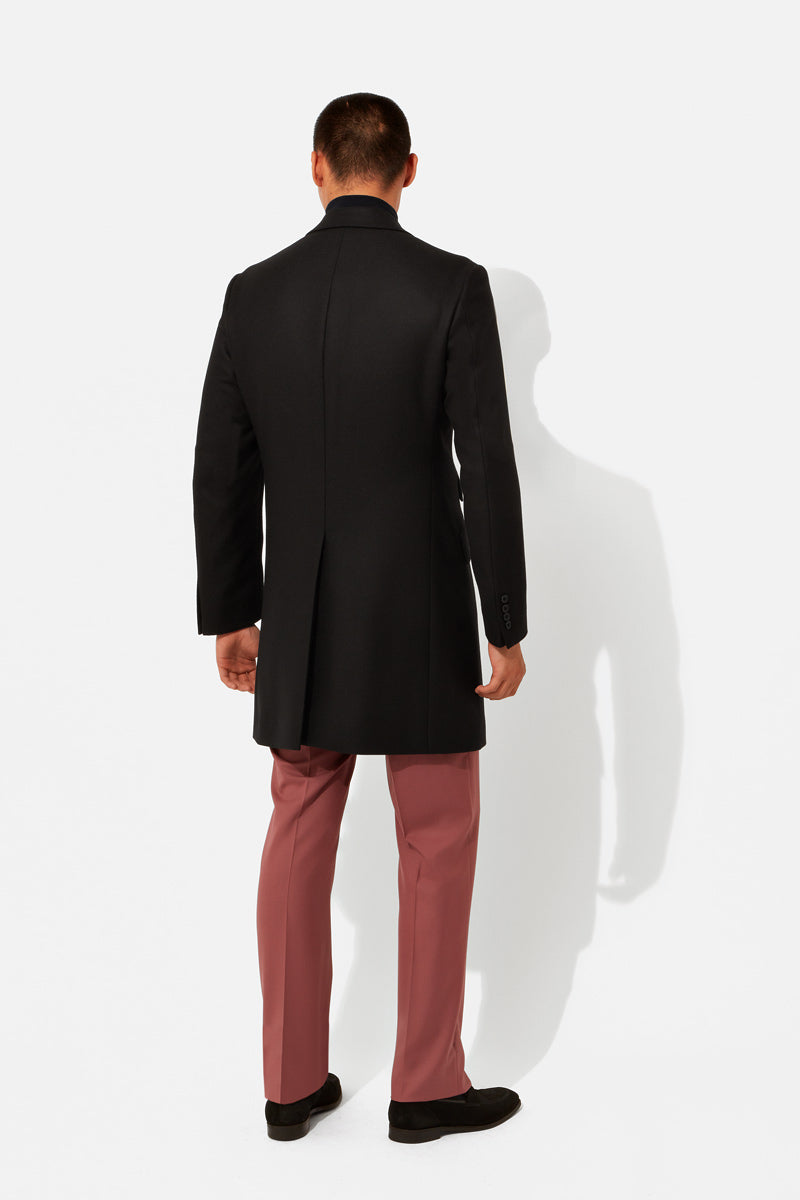 Wool and Twill Coat