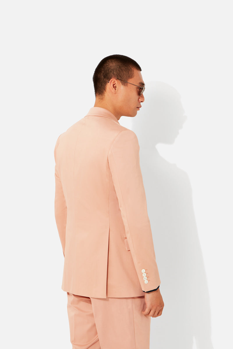 Double Breasted Cotton Twill Jacket
