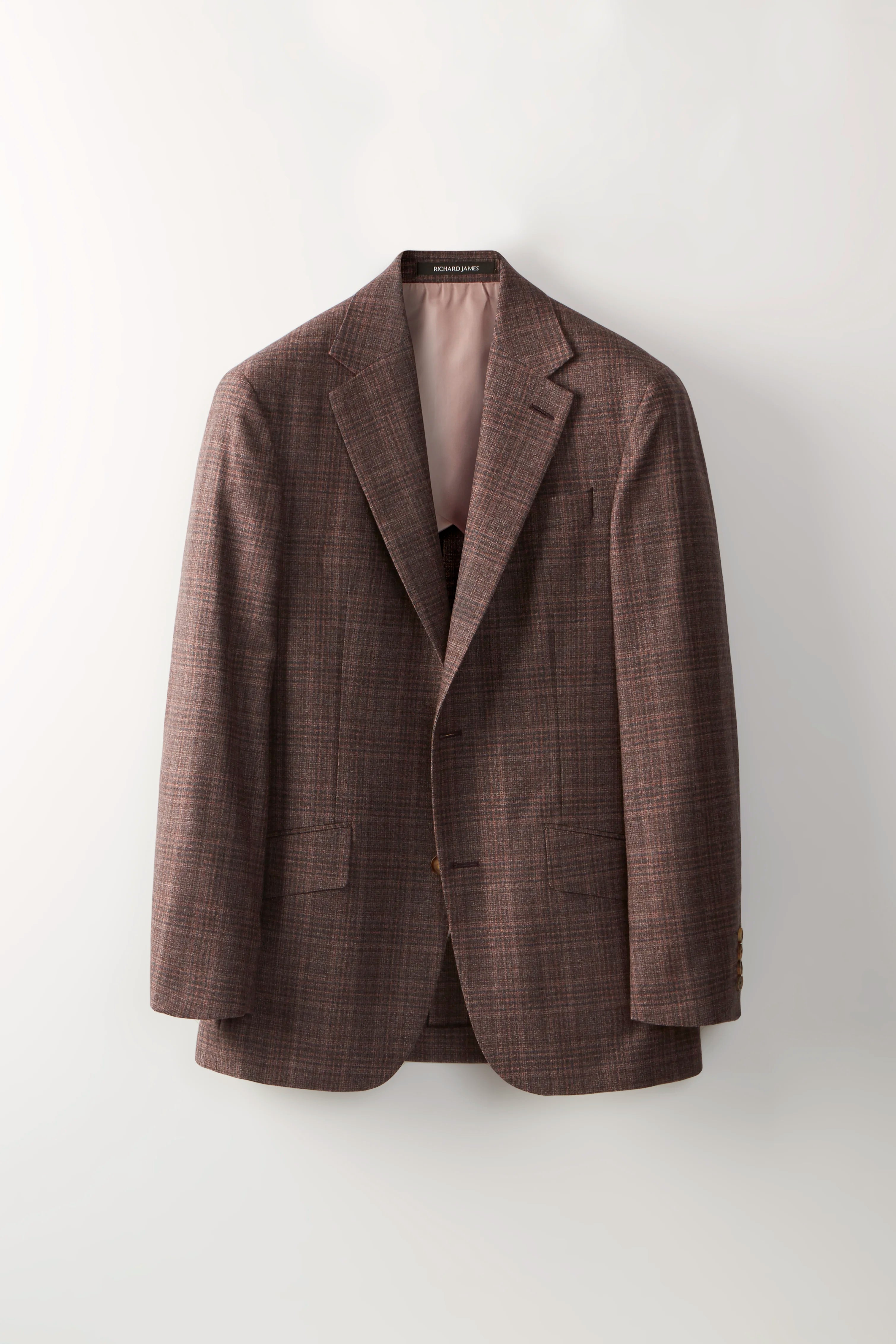 Chapman Blazer – Pink Wool Check