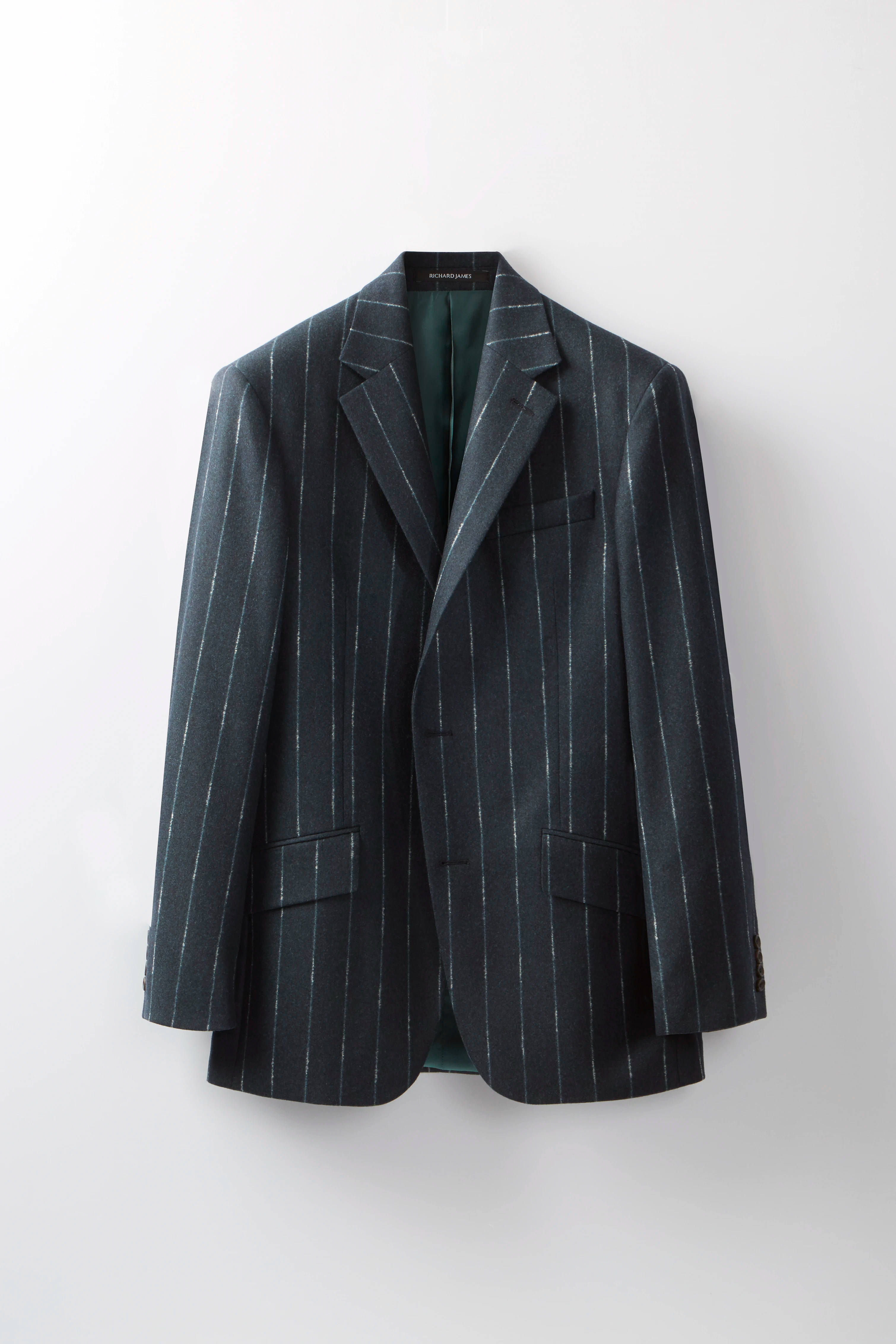 Chapman Jacket – Petrol Mottled Striped