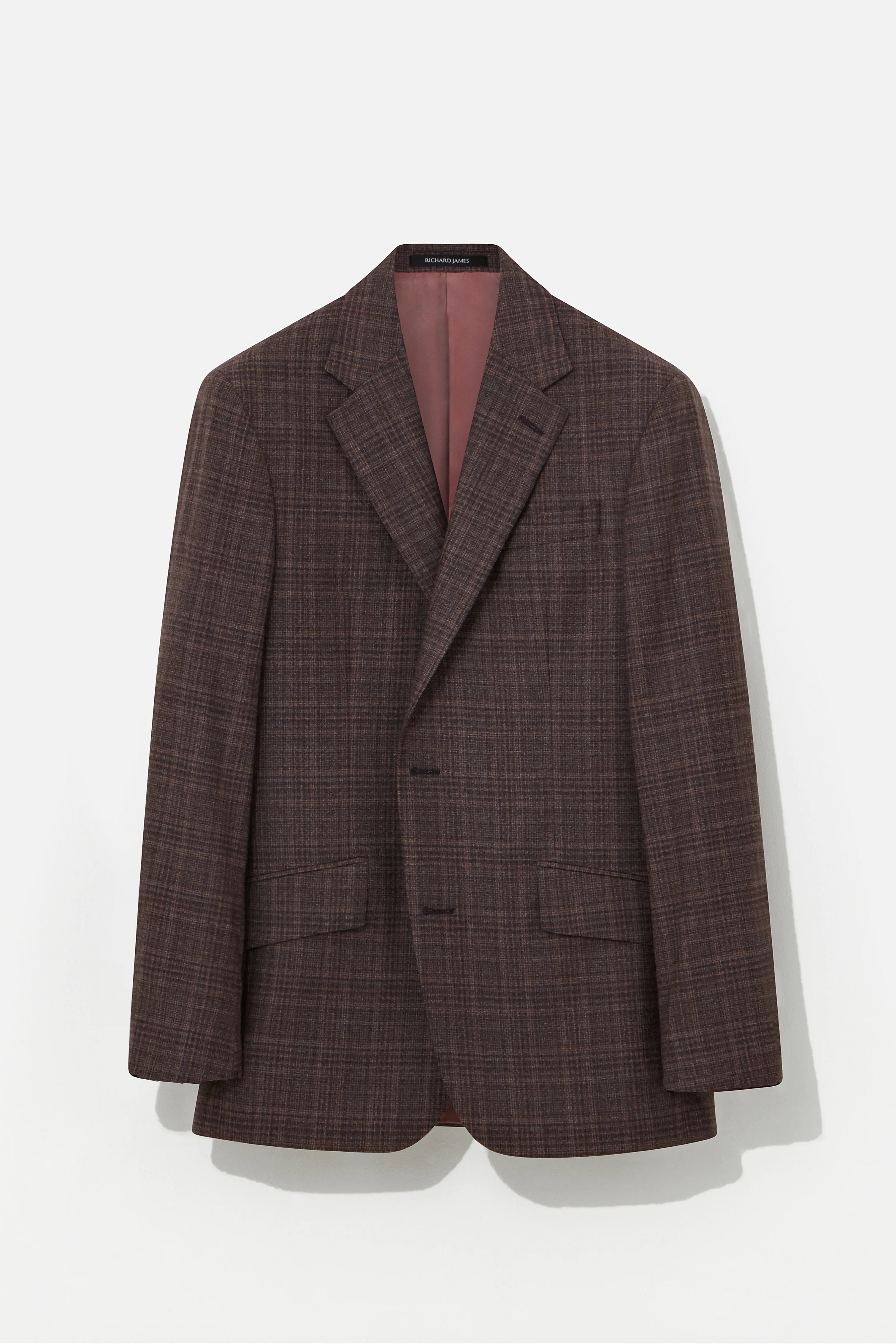 Chapman Blazer – Pink Wool Check
