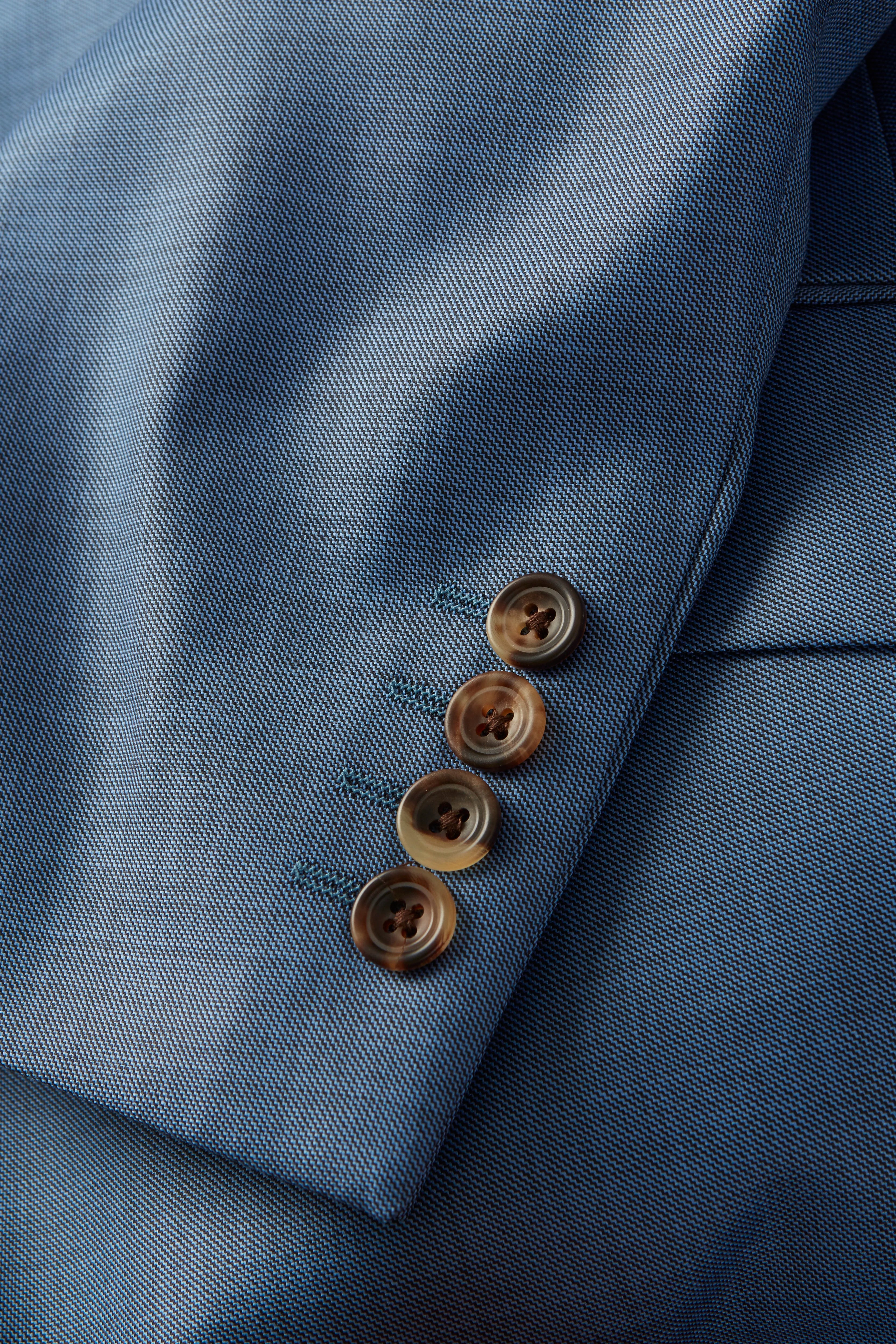 Chapman Jacket – Cobalt Blue Sharkskin
