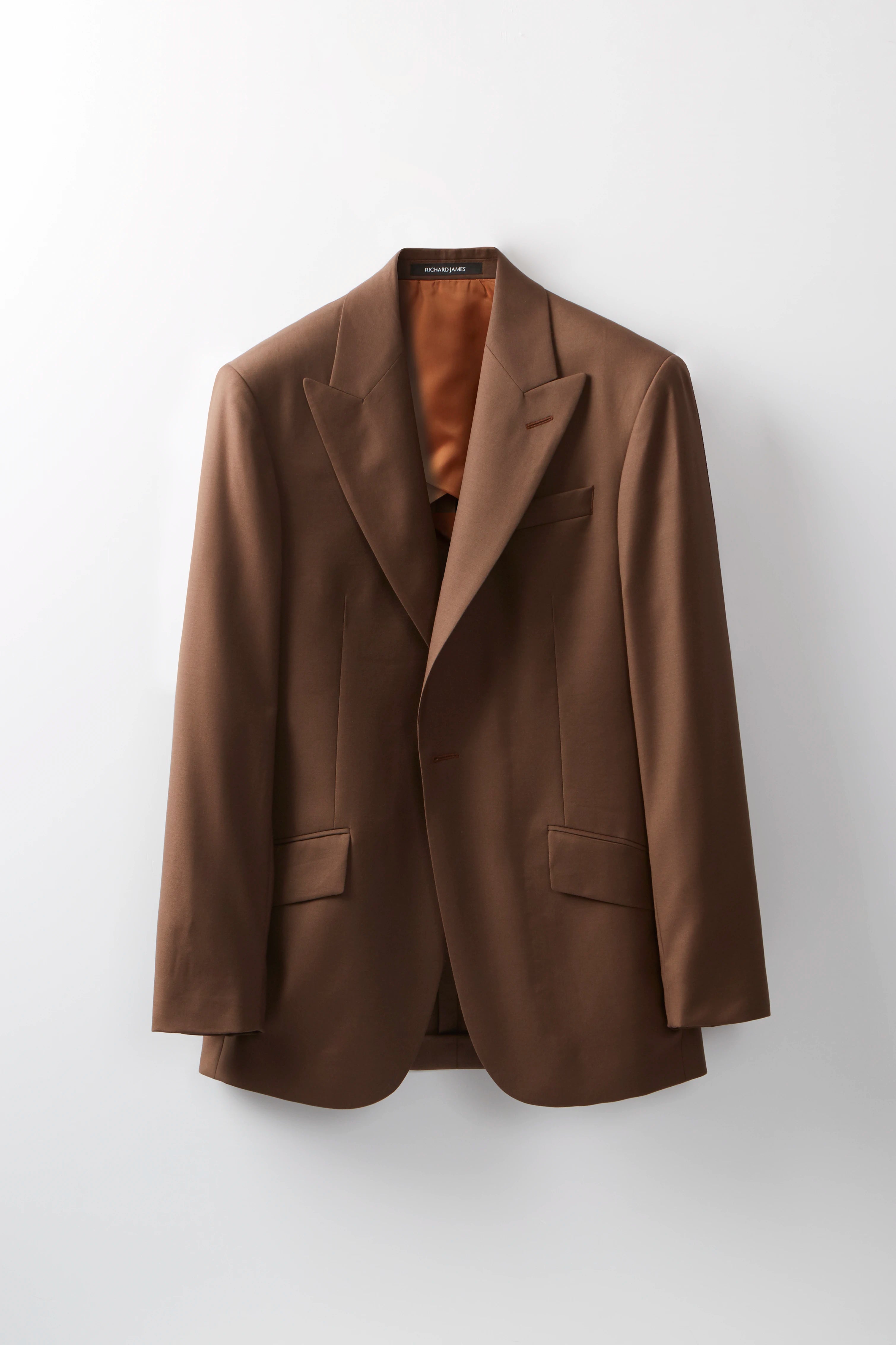 Chapman Jacket – Coffee Virgin Wool Twill