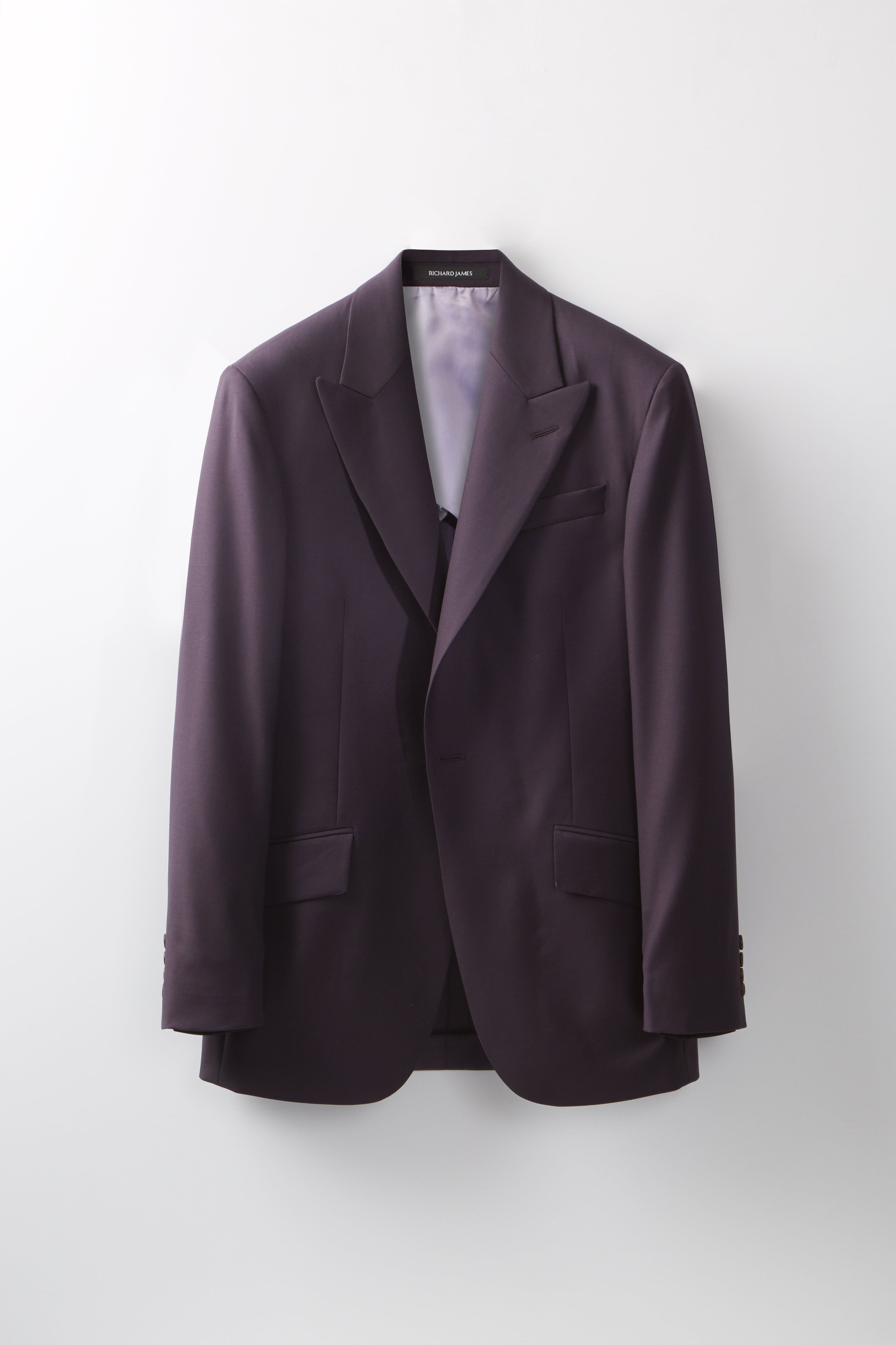 Chapman Suit – Aubergine Virgin Wool Twill