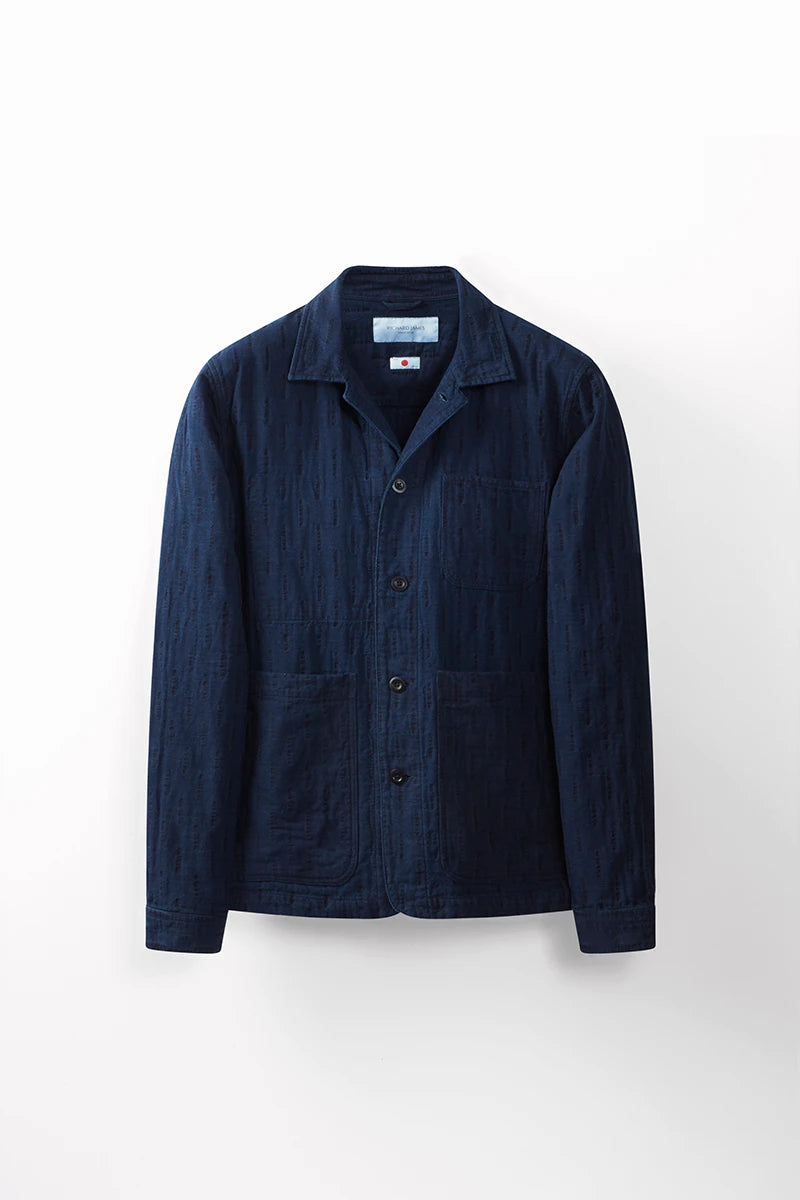 Chore Jacket – Indigo Japanese Double-Weave Cotton