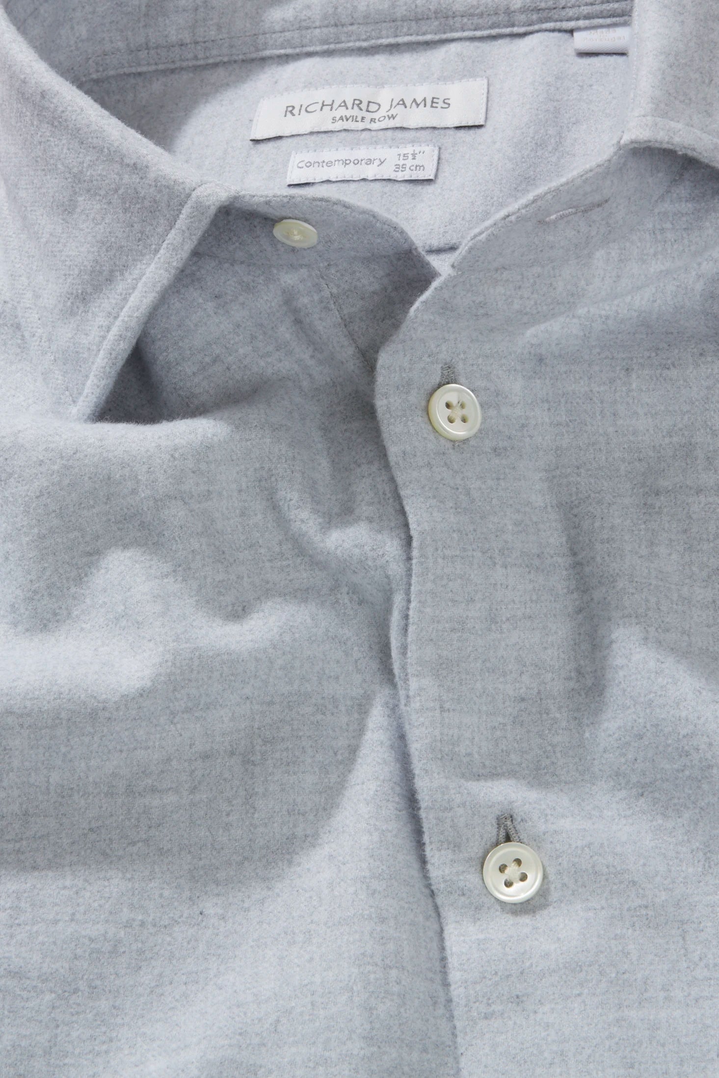 Contemporary Shirt – Smoke Cotton Flannel