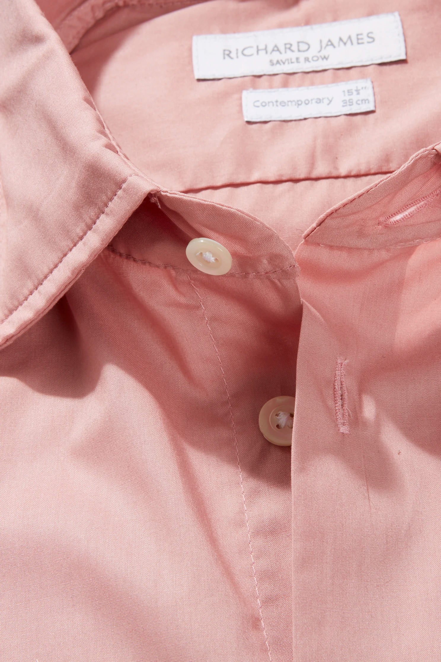 Contemporary Shirt – Dust Pink Light Cotton Poplin