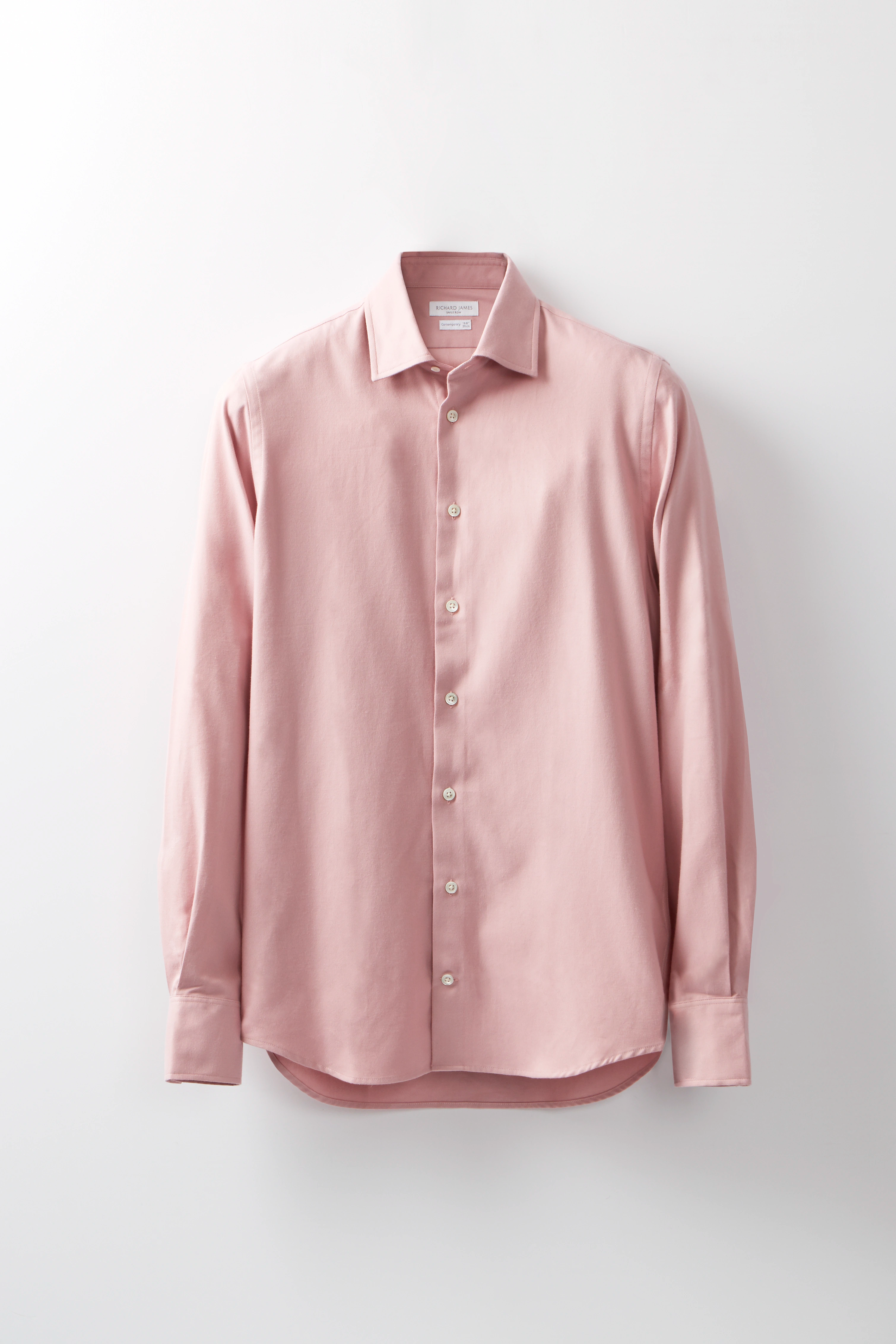 Contemporary Shirt – Rose Cotton Flannel Twill