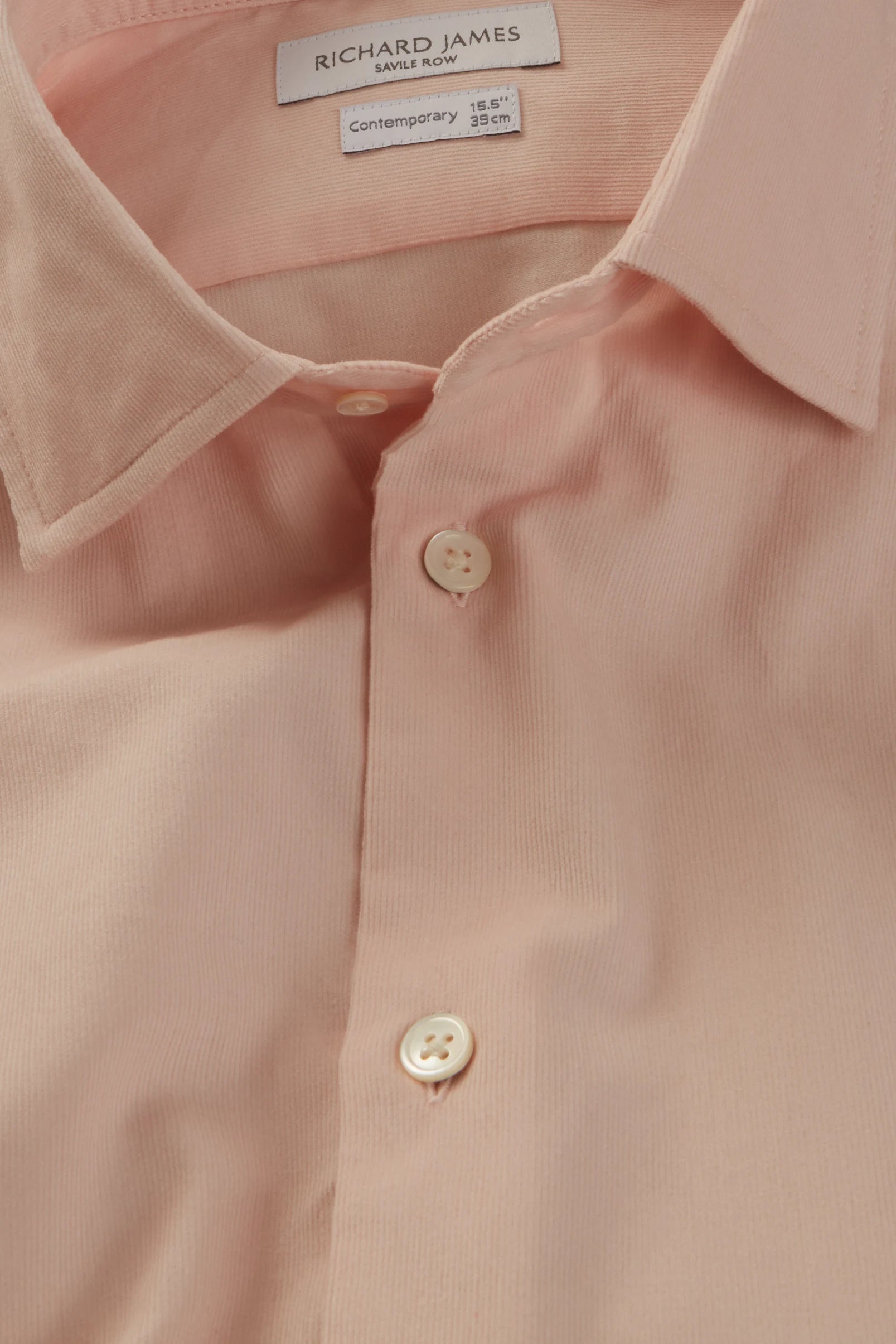 Contemporary Shirt – Pink Organic Cotton Babycord
