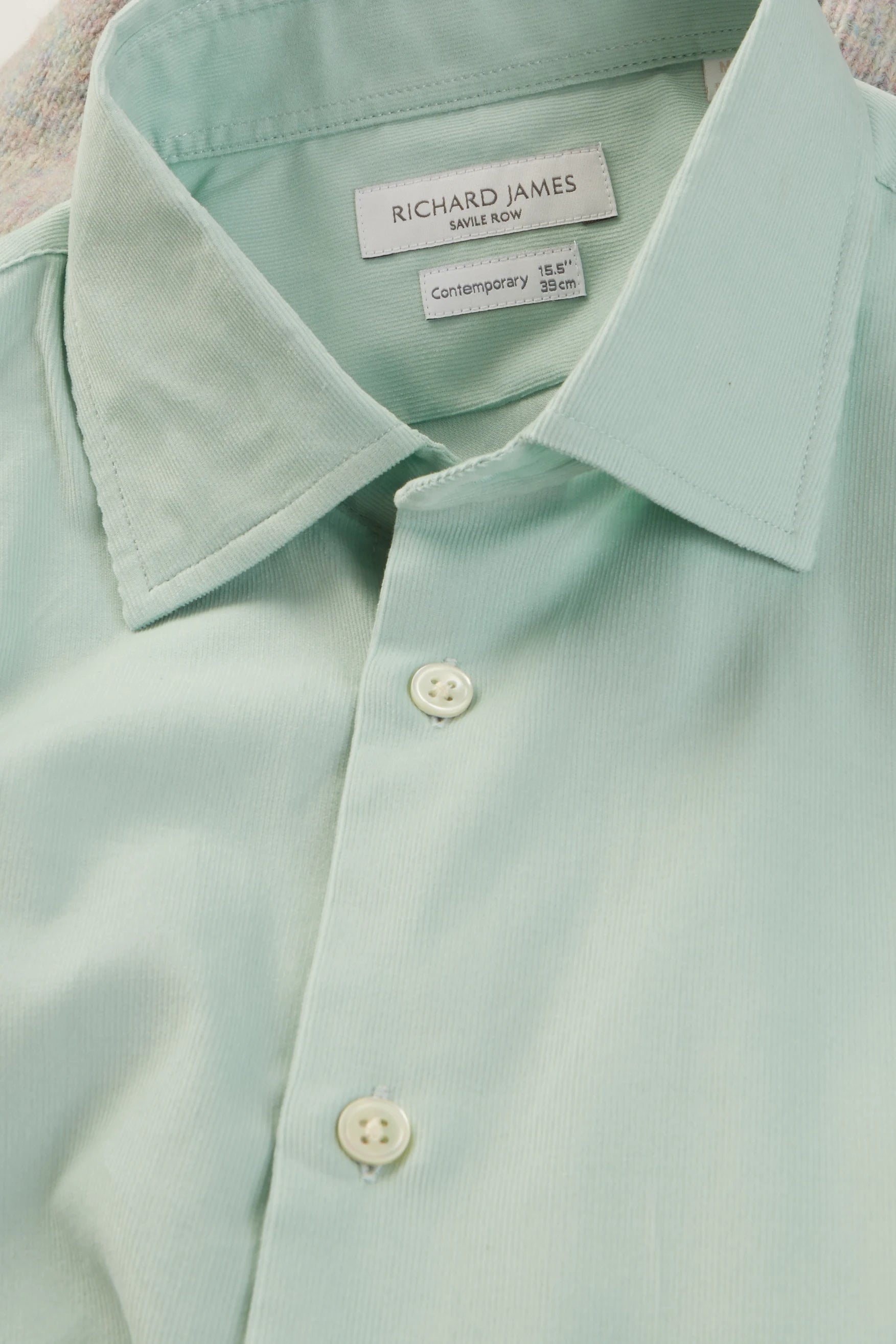 Contemporary Shirt – Mint Organic Cotton Babycord
