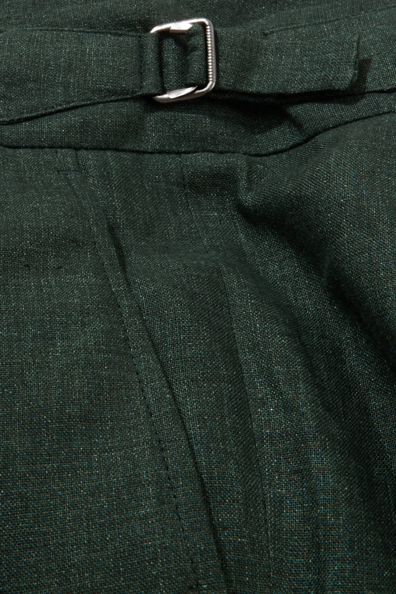 Palm Double Breasted Linen Suit