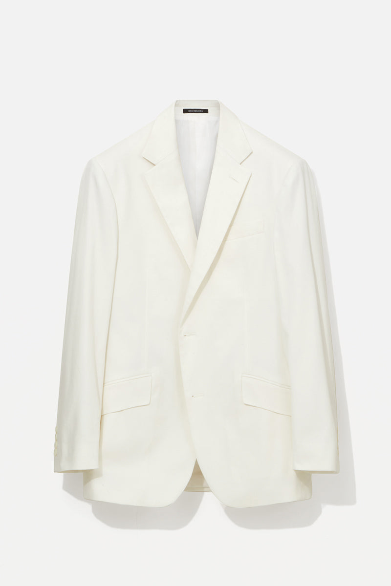Ivory Cotton Twill Suit