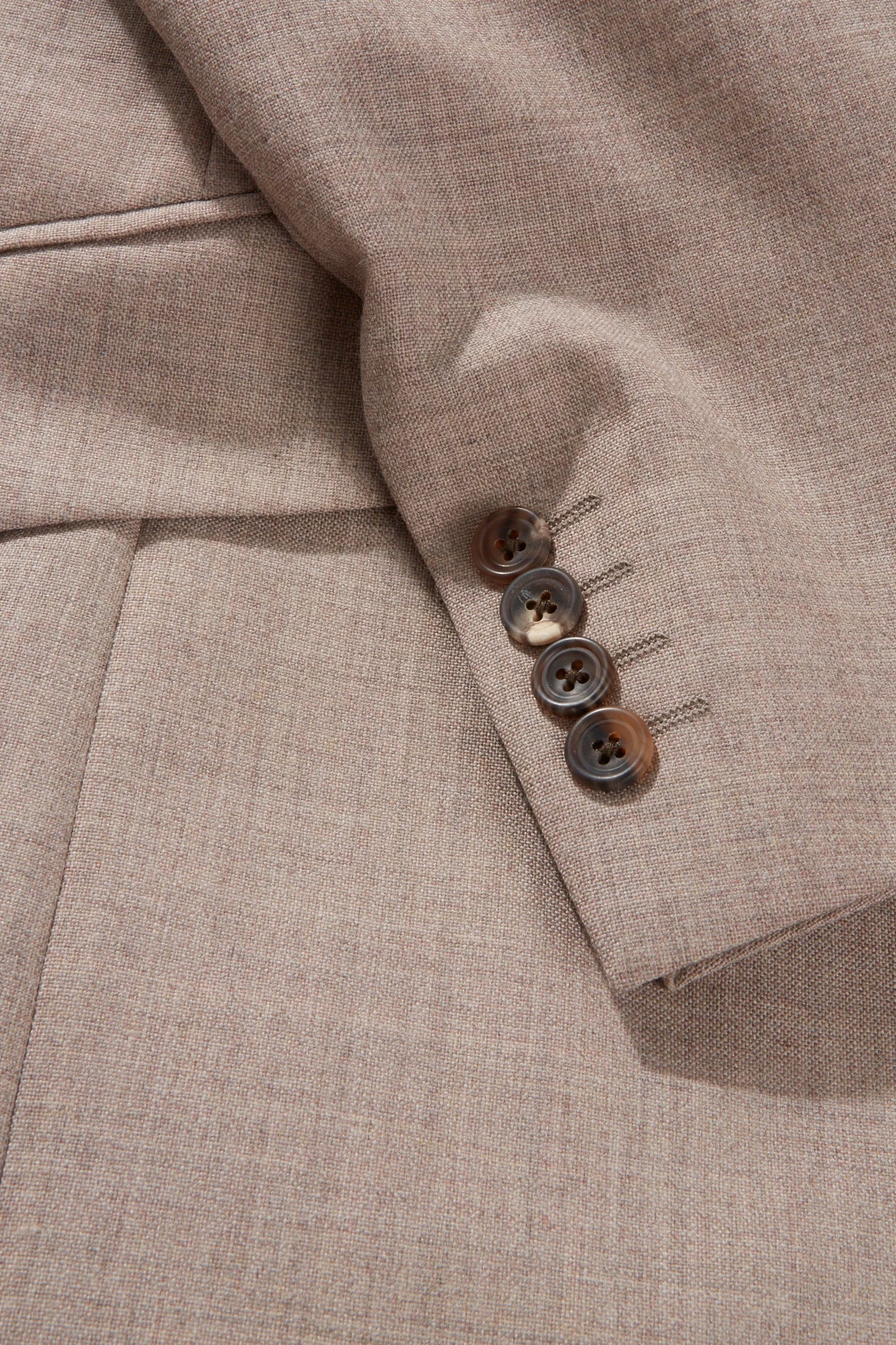 Chapman Suit – Oat Wool Fresco