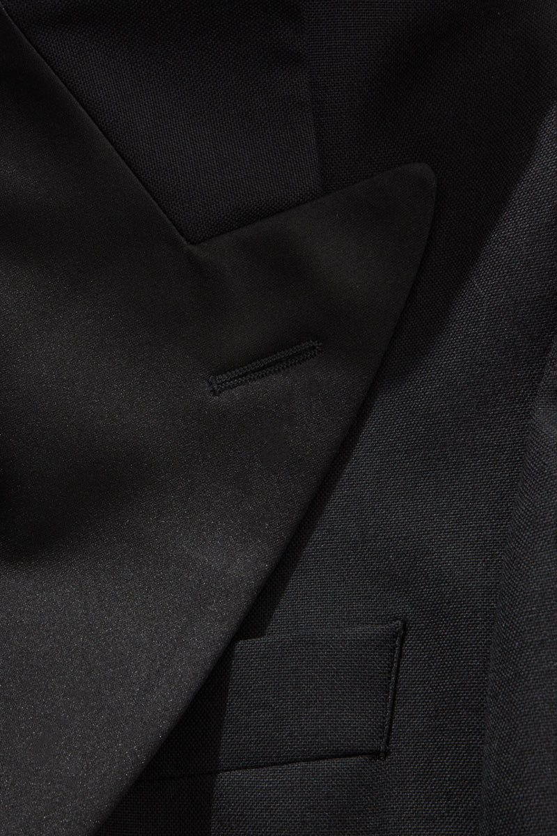 Black Peak Lapel Evening Suit