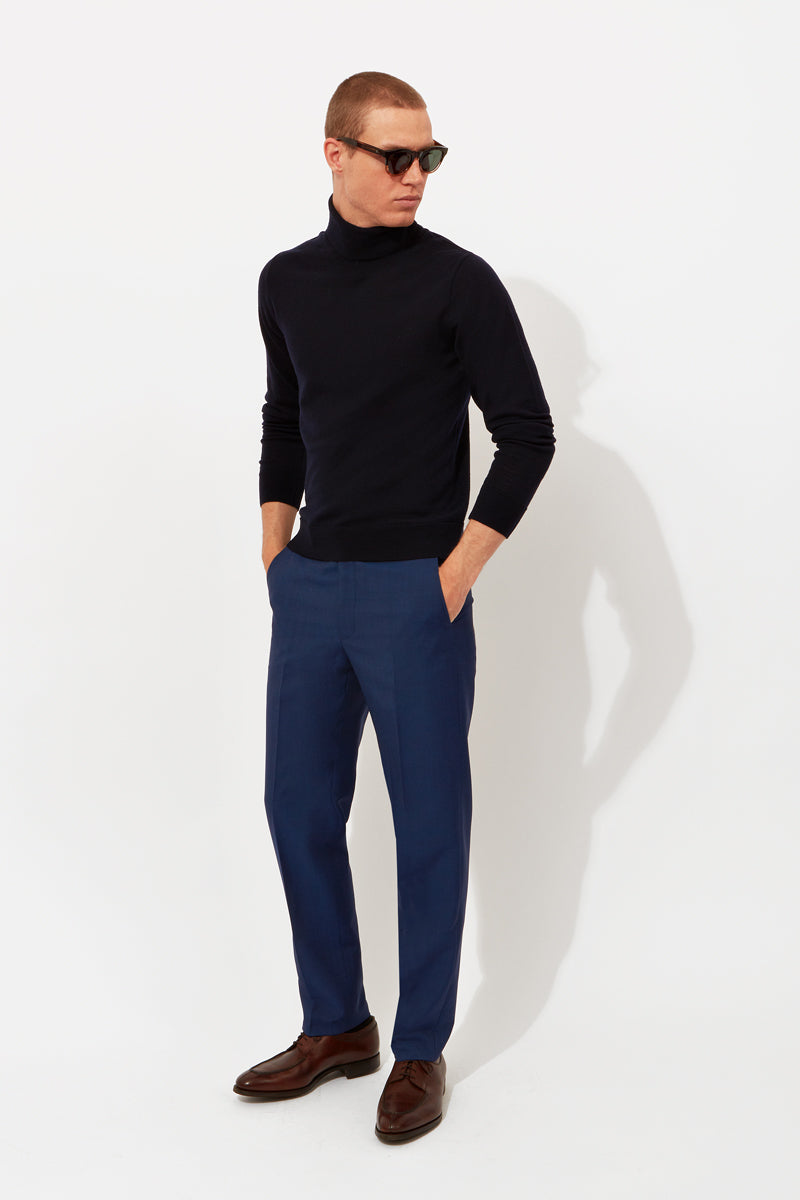 Classic Wool and Mohair Trousers