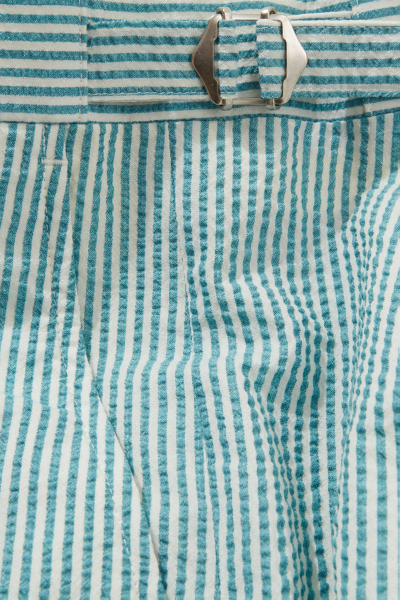 Wool and Silk Seersucker Trousers