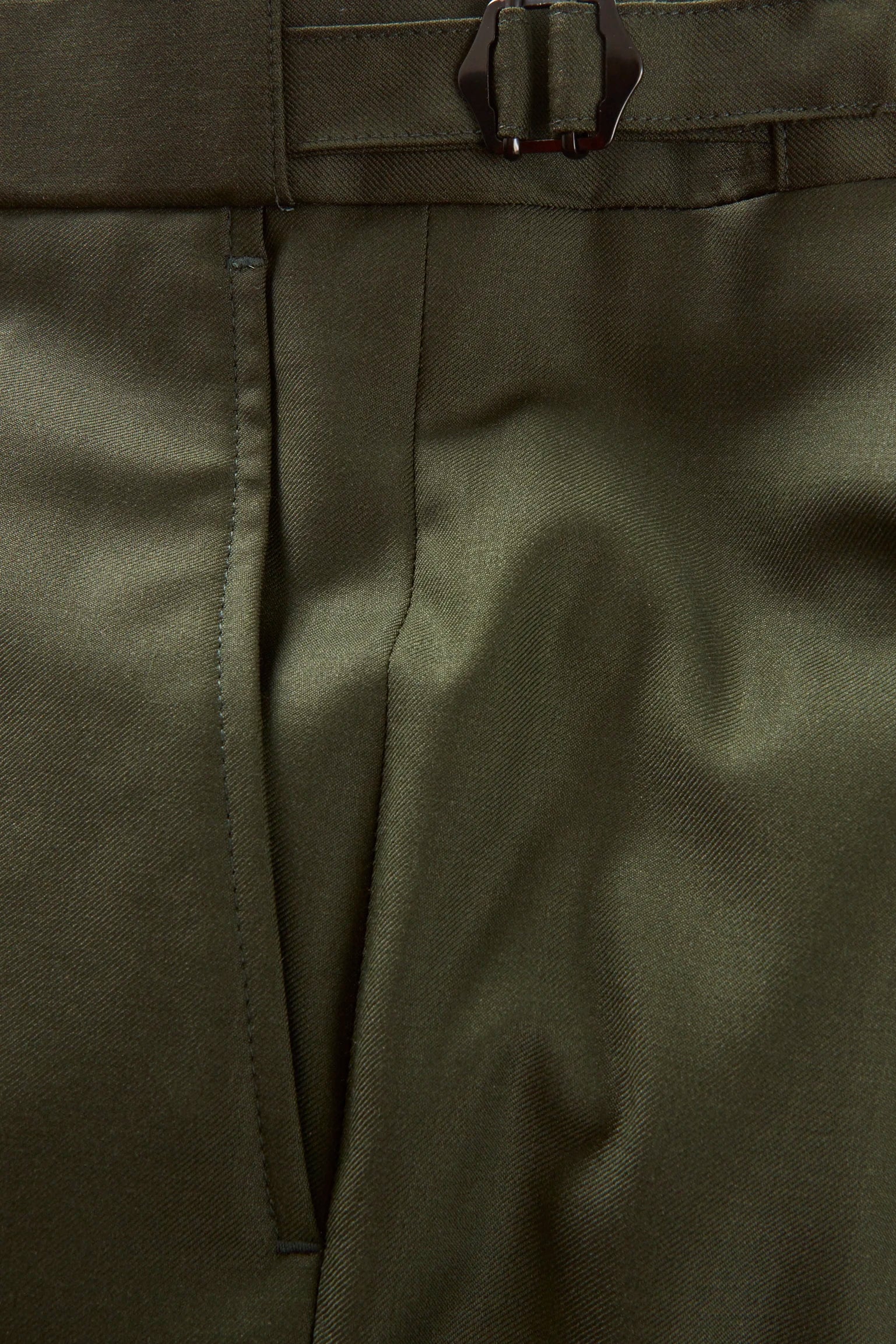 Chapman Trousers – Dark Olive Virgin Wool Twill