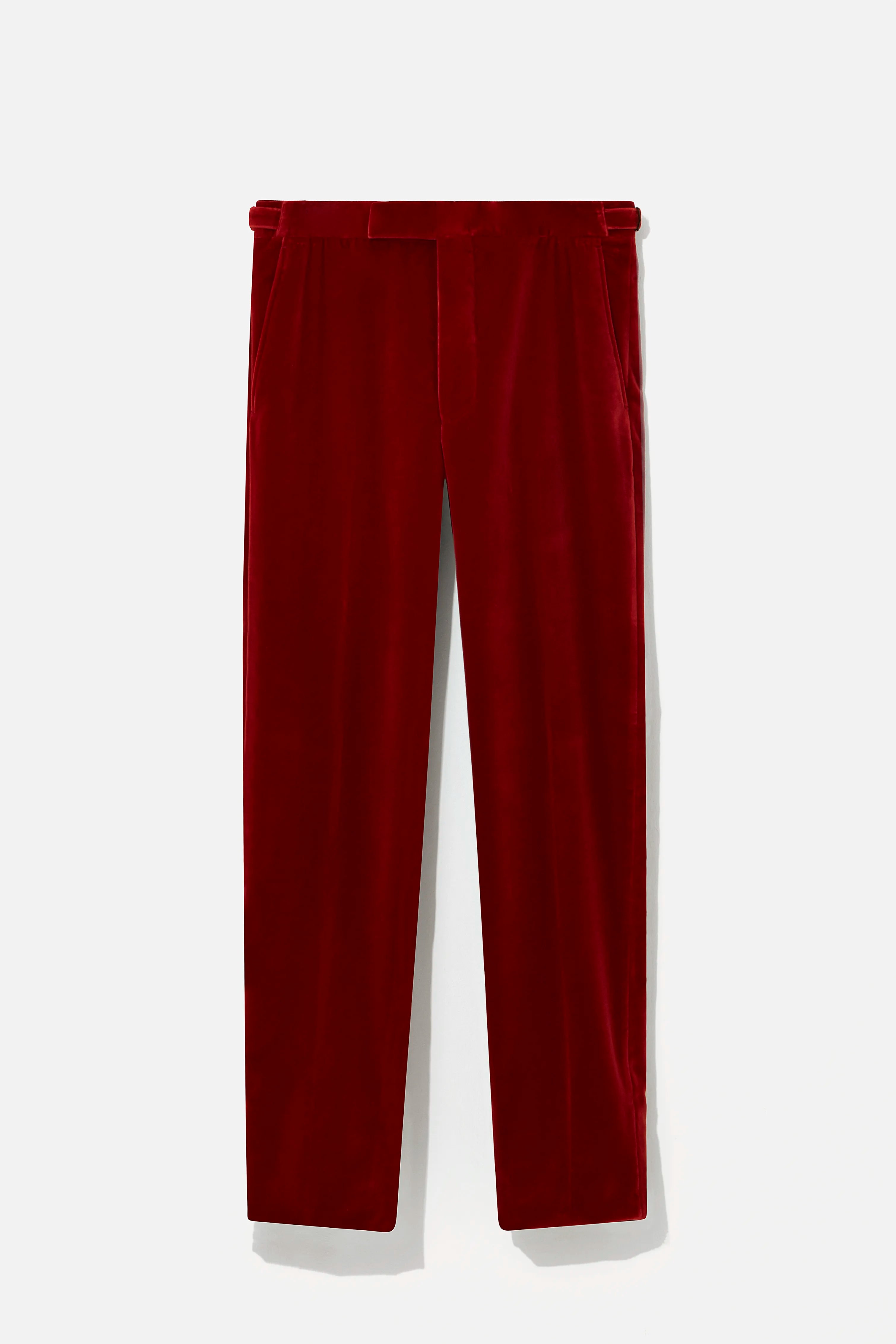 Evening Trousers – Orange Velvet