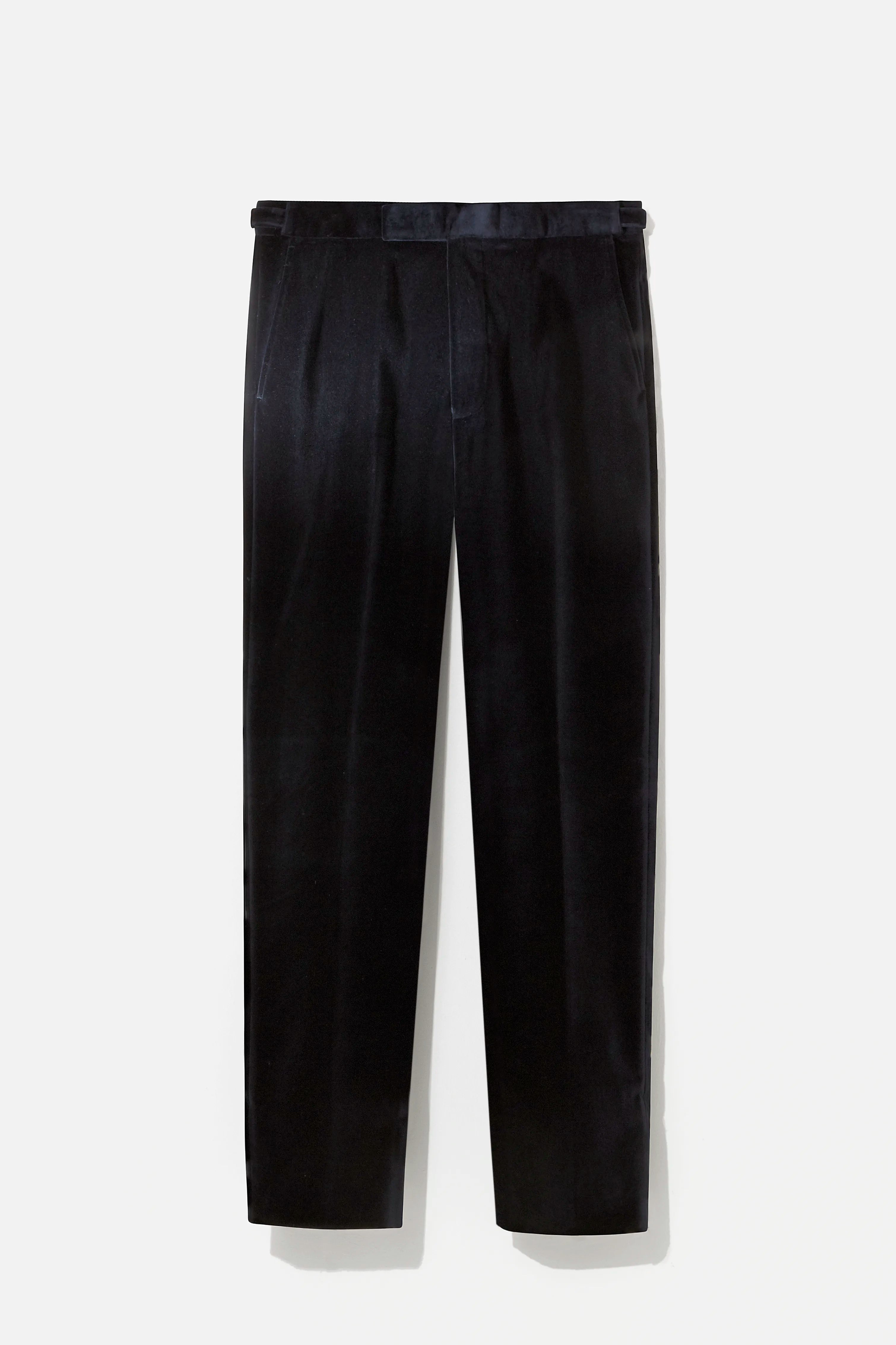 Evening Trousers – Navy Velvet
