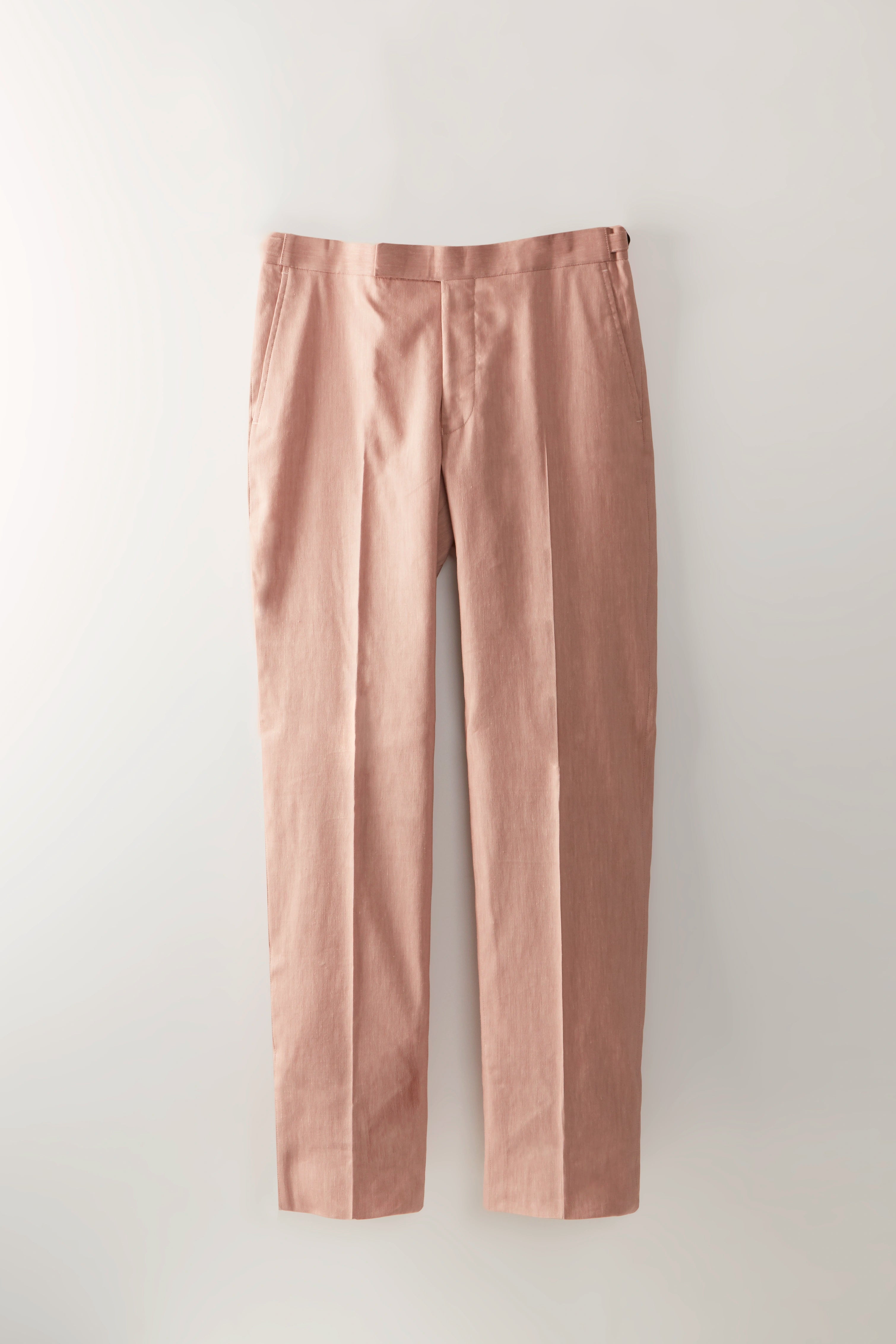 Chapman Suit – Dust Pink Stretch Linen & Wool