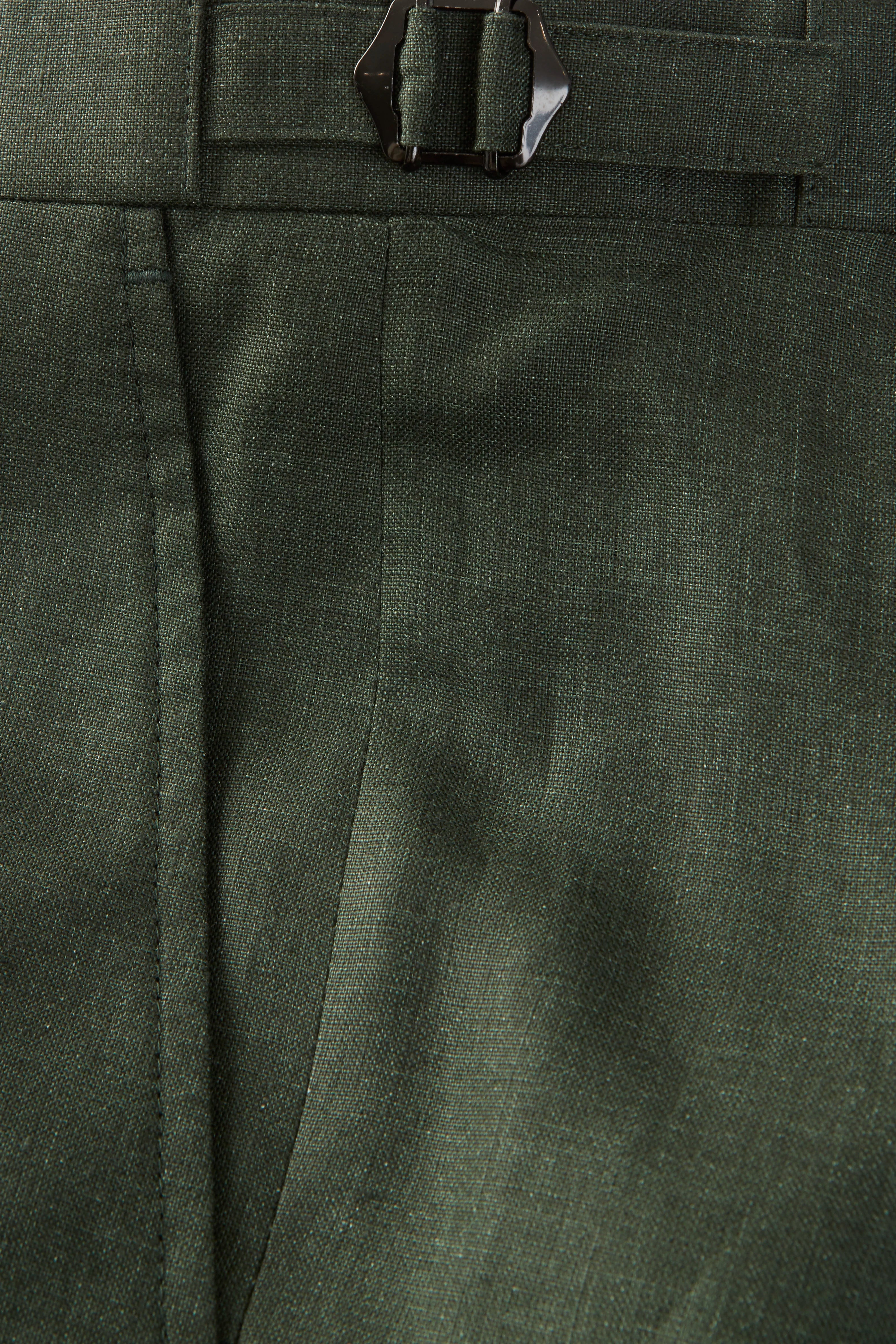 Chapman Trousers – Palm Green Linen