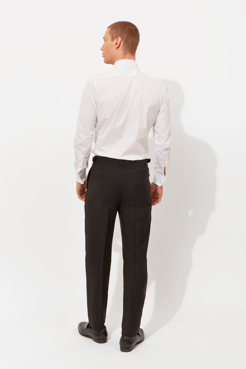 Richard James Savile Row  Evening Trousers in Wool & Mohair