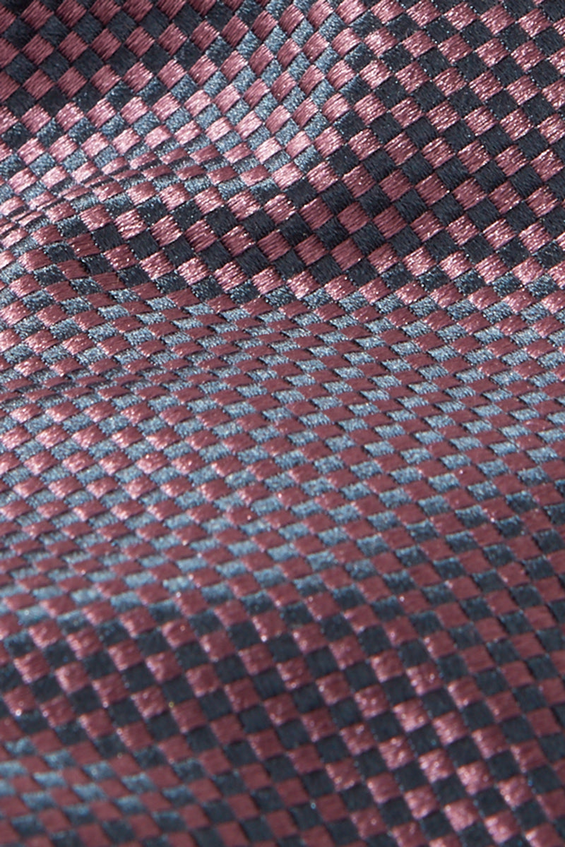Checkerboard Silk Tie