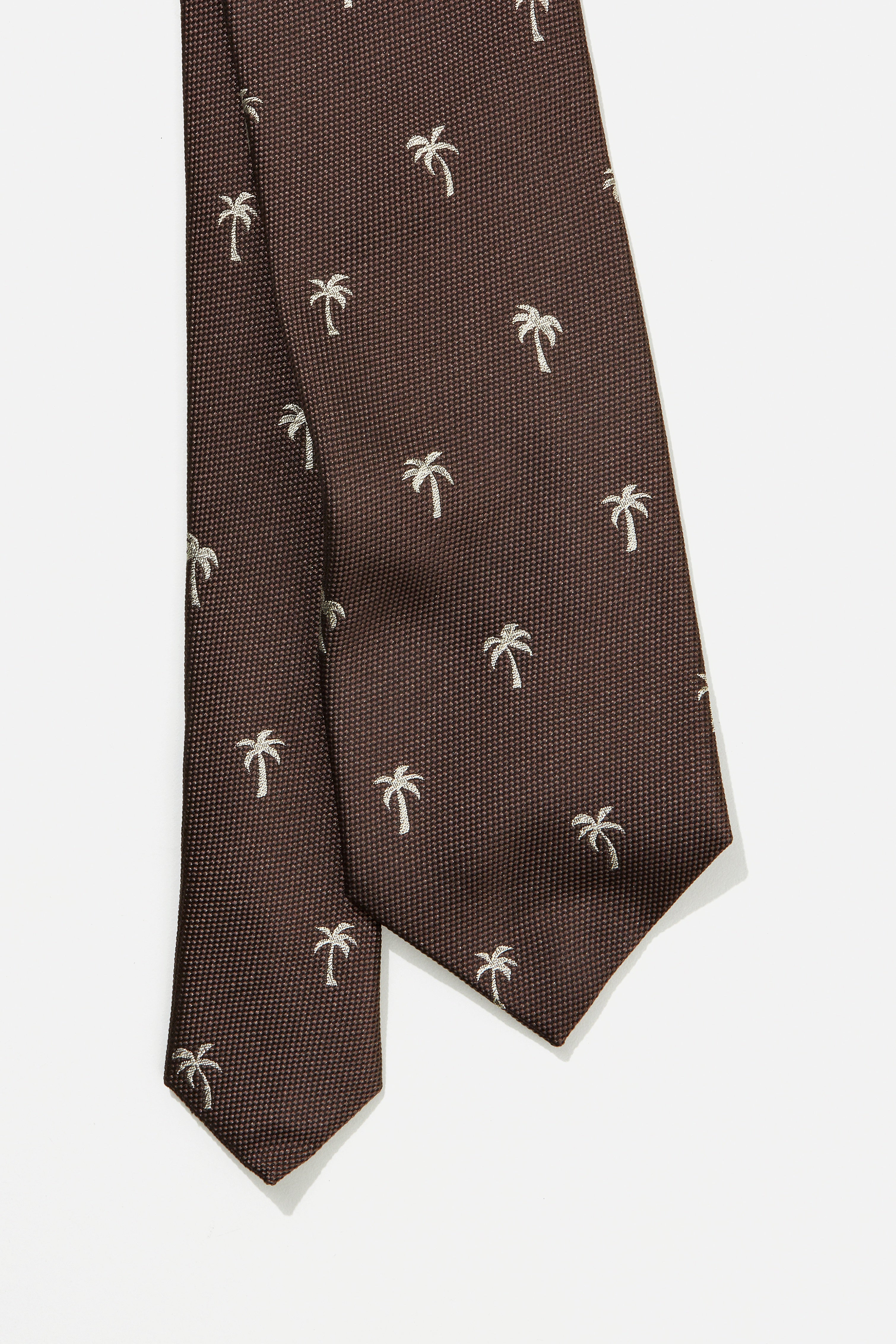 Cocoa Palm Silk Tie