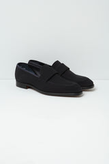 Richard James Savile Row Walton Loafers Shoes in Suede