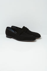 Richard James Savile Row Walton Loafers Shoes in Suede